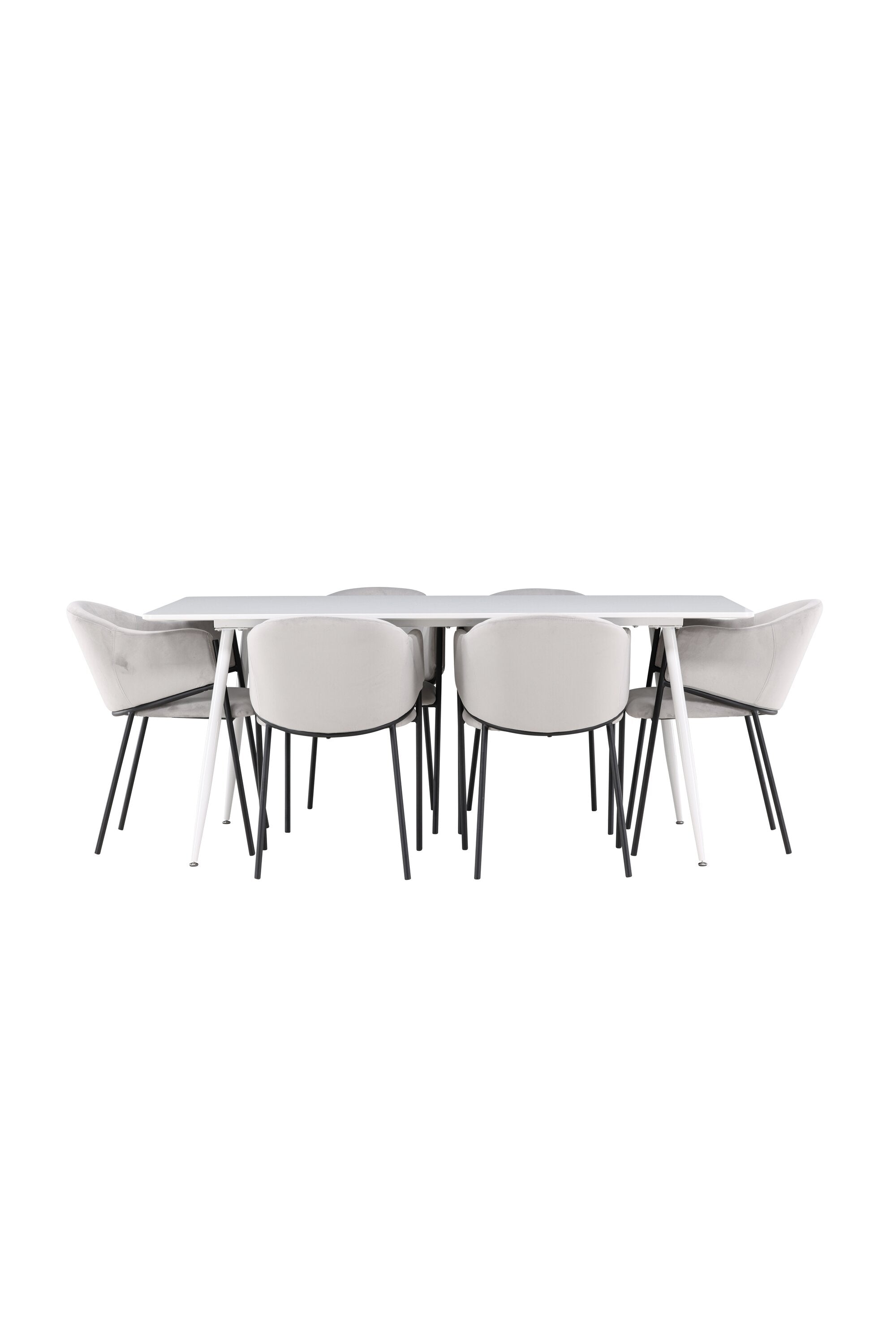 Silar Esstisch mit Evelina Stühlen in  präsentiert im Onlineshop von KAQTU Design AG. Esszimmerset ist von Venture Home