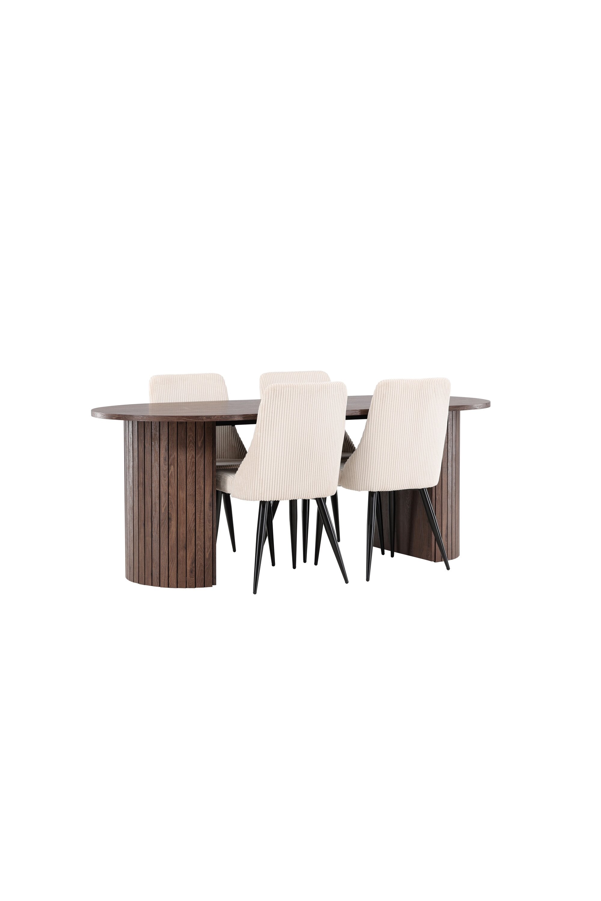Härön Esstisch mit Leone Stühlen in  präsentiert im Onlineshop von KAQTU Design AG. Esszimmerset ist von Venture Home