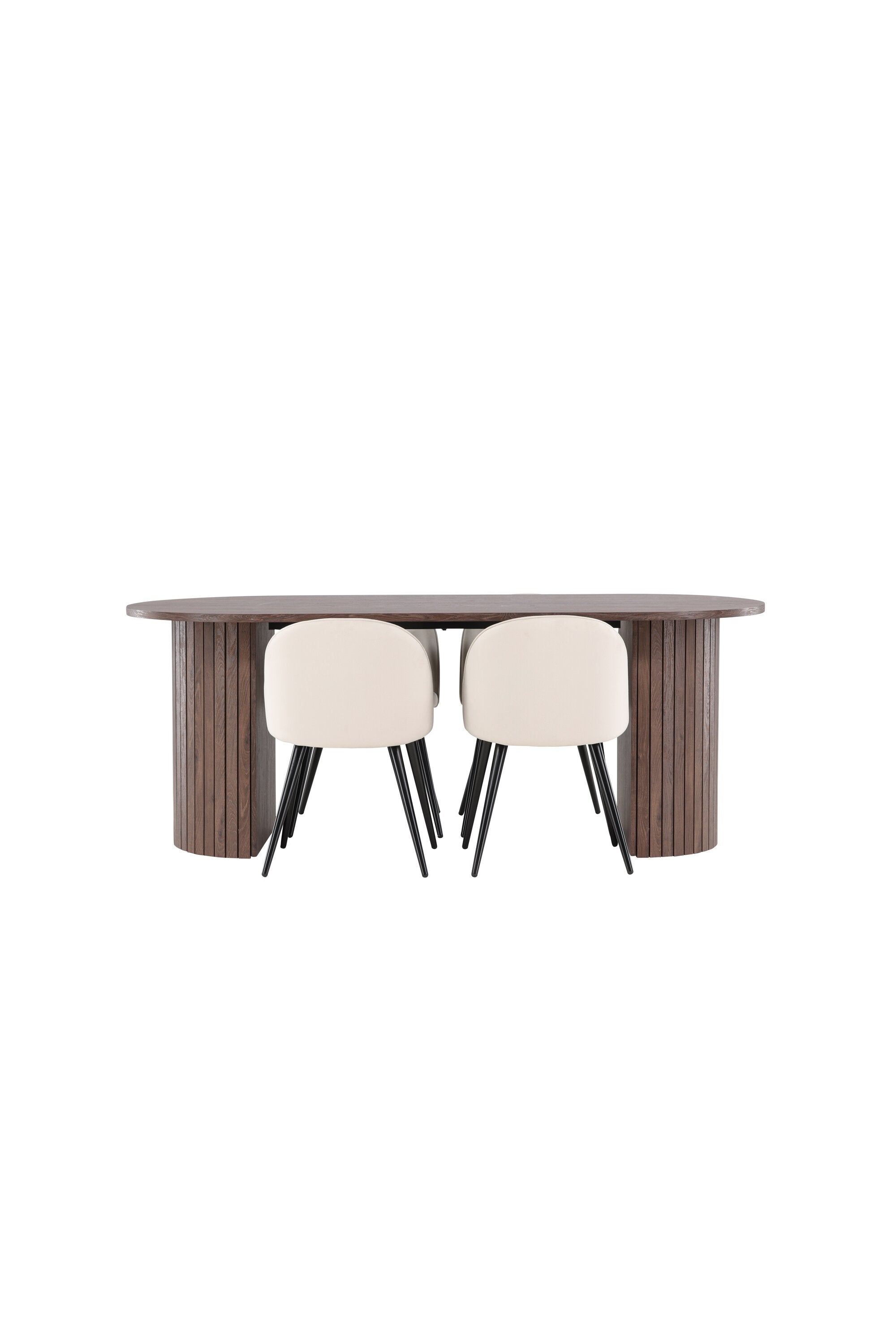 Härön Esstisch mit Velvet Stühlen in  präsentiert im Onlineshop von KAQTU Design AG. Esszimmerset ist von Venture Home
