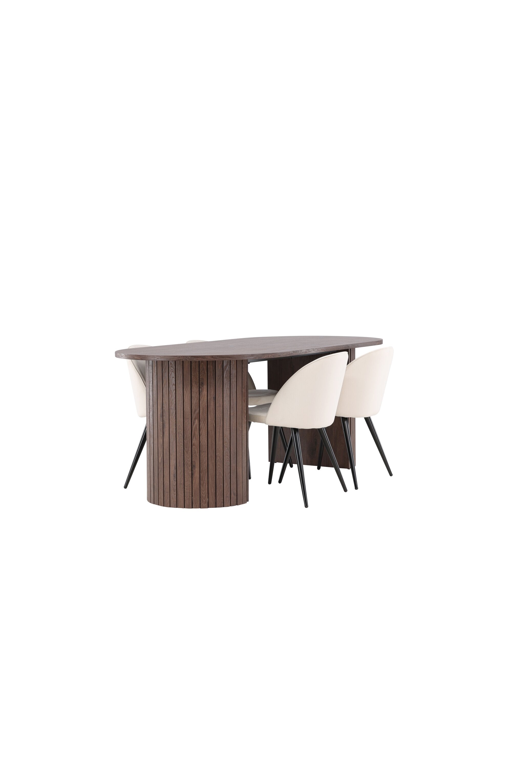 Härön Esstisch mit Velvet Stühlen in  präsentiert im Onlineshop von KAQTU Design AG. Esszimmerset ist von Venture Home
