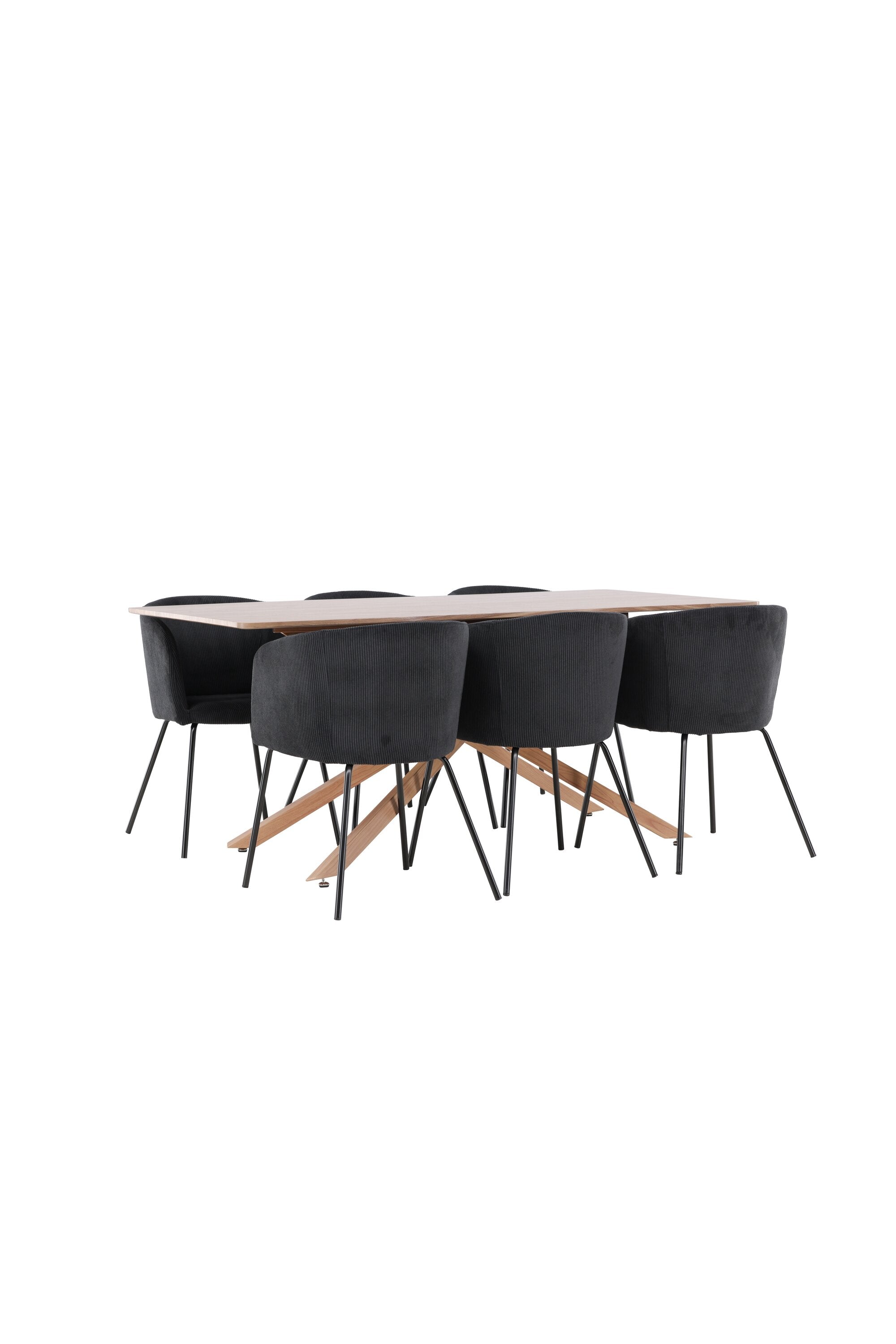 Piazza Esstisch mit Berit Stühlen in  präsentiert im Onlineshop von KAQTU Design AG. Esszimmerset ist von Venture Home