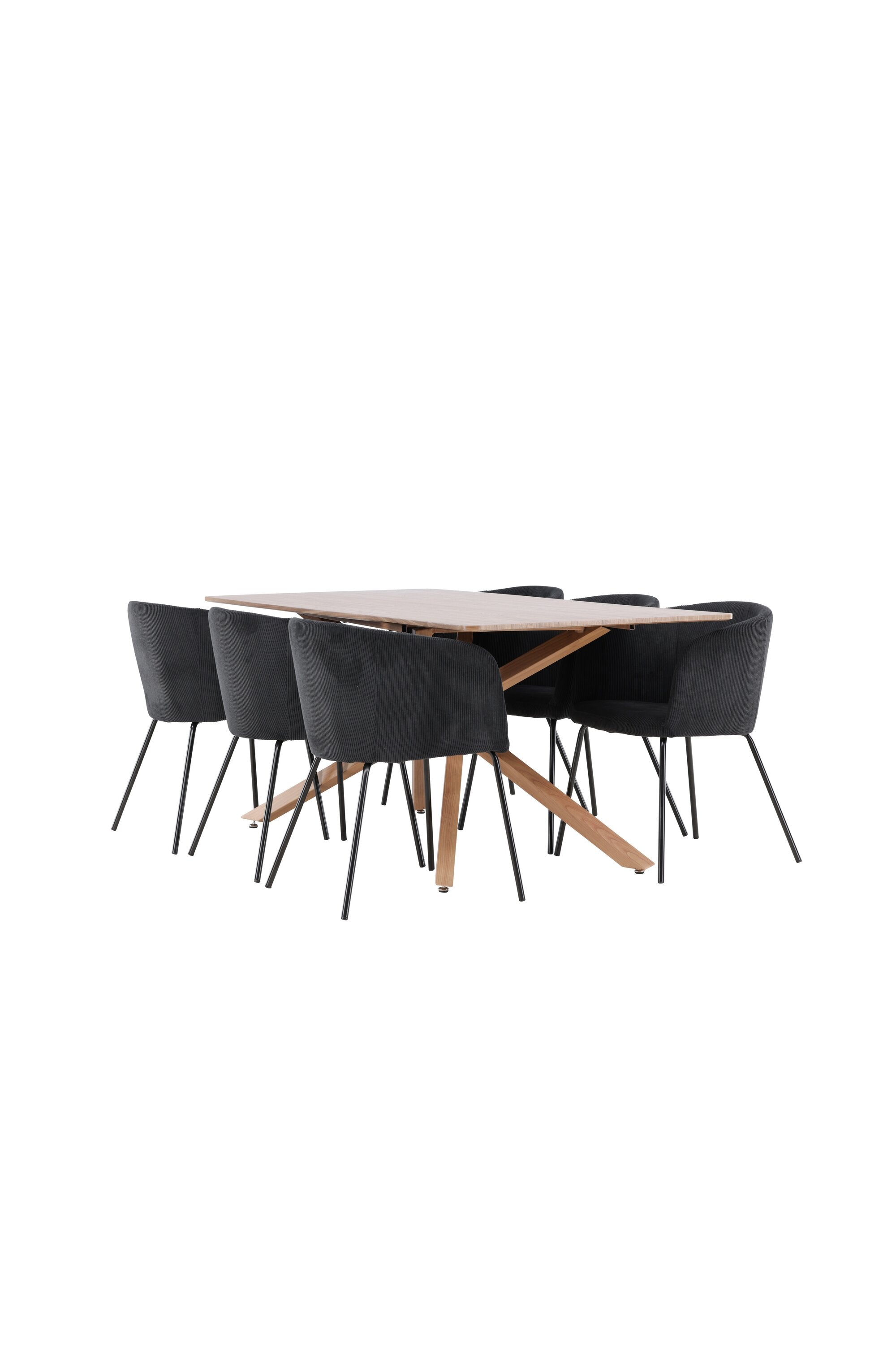 Piazza Esstisch mit Berit Stühlen in  präsentiert im Onlineshop von KAQTU Design AG. Esszimmerset ist von Venture Home