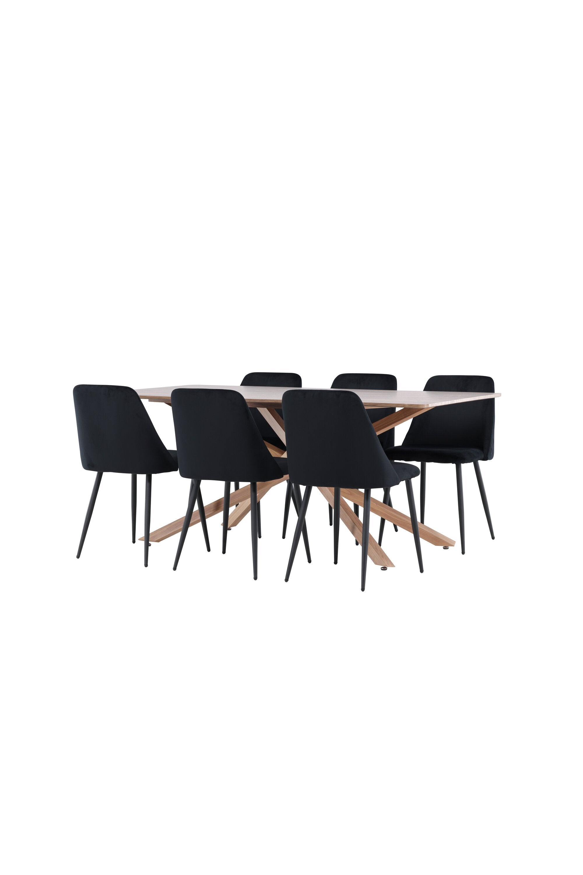 Piazza Esstisch mit Night Stühlen in  präsentiert im Onlineshop von KAQTU Design AG. Esszimmerset ist von Venture Home