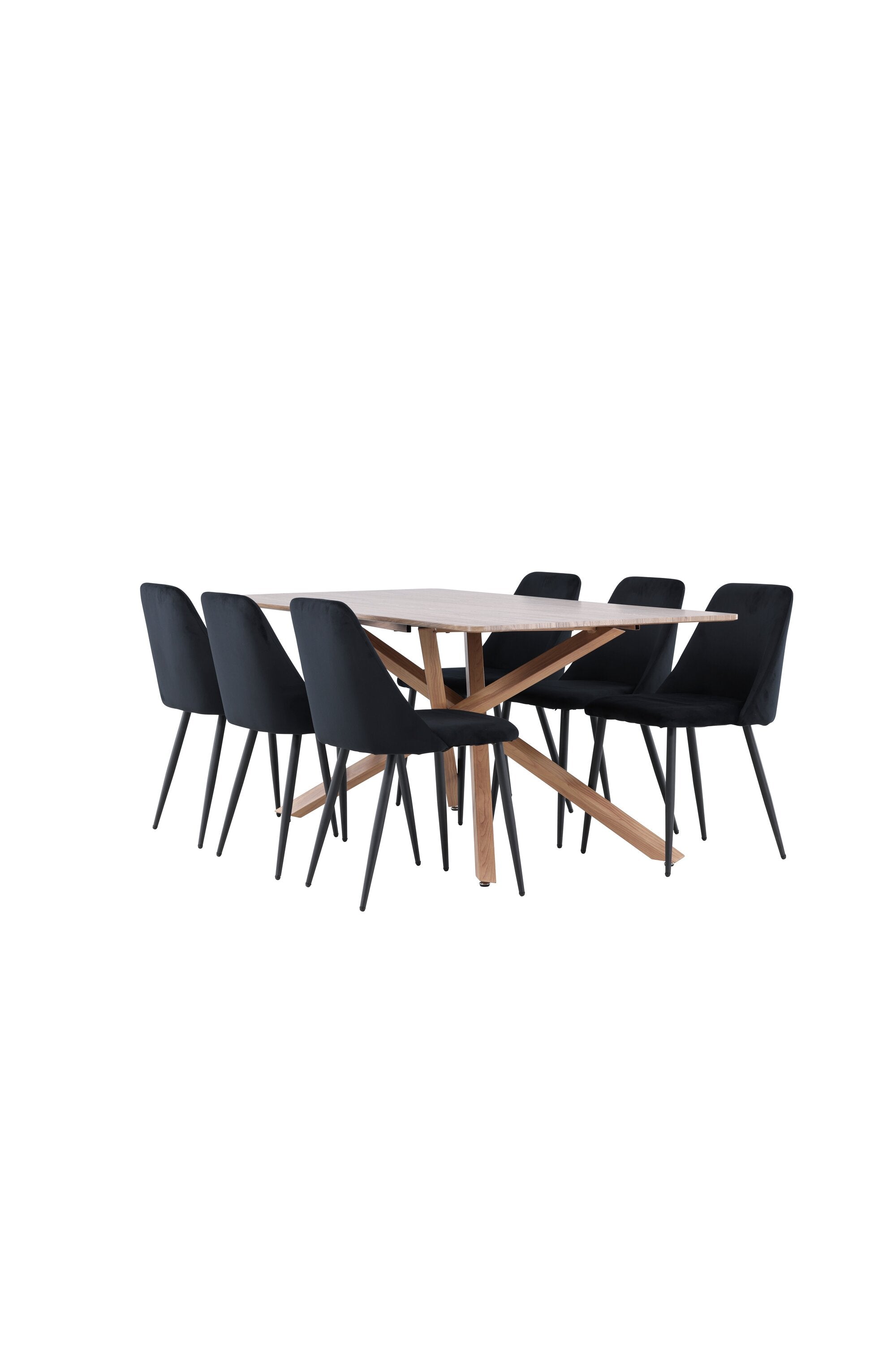 Piazza Esstisch mit Night Stühlen in  präsentiert im Onlineshop von KAQTU Design AG. Esszimmerset ist von Venture Home