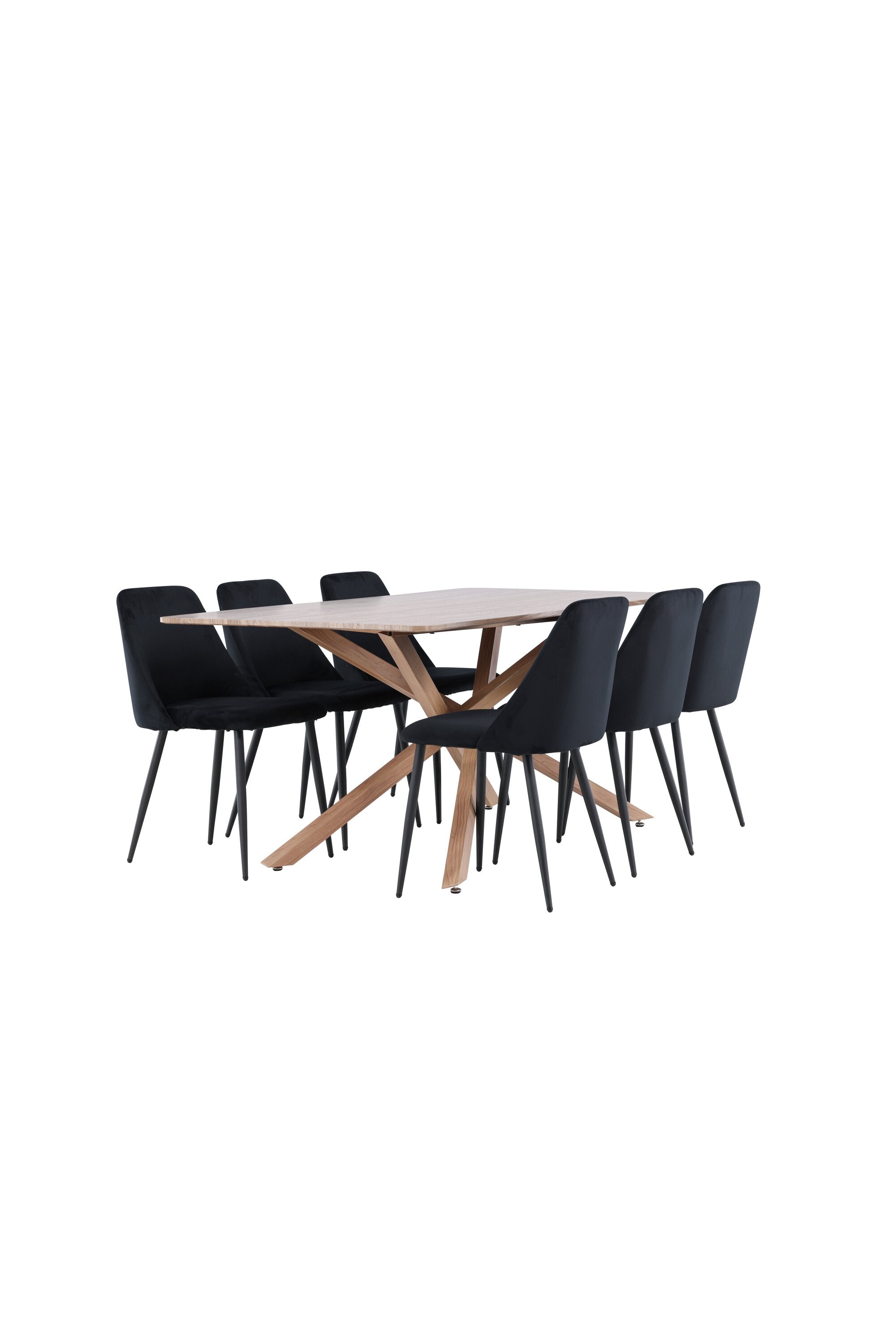 Piazza Esstisch mit Night Stühlen in  präsentiert im Onlineshop von KAQTU Design AG. Esszimmerset ist von Venture Home