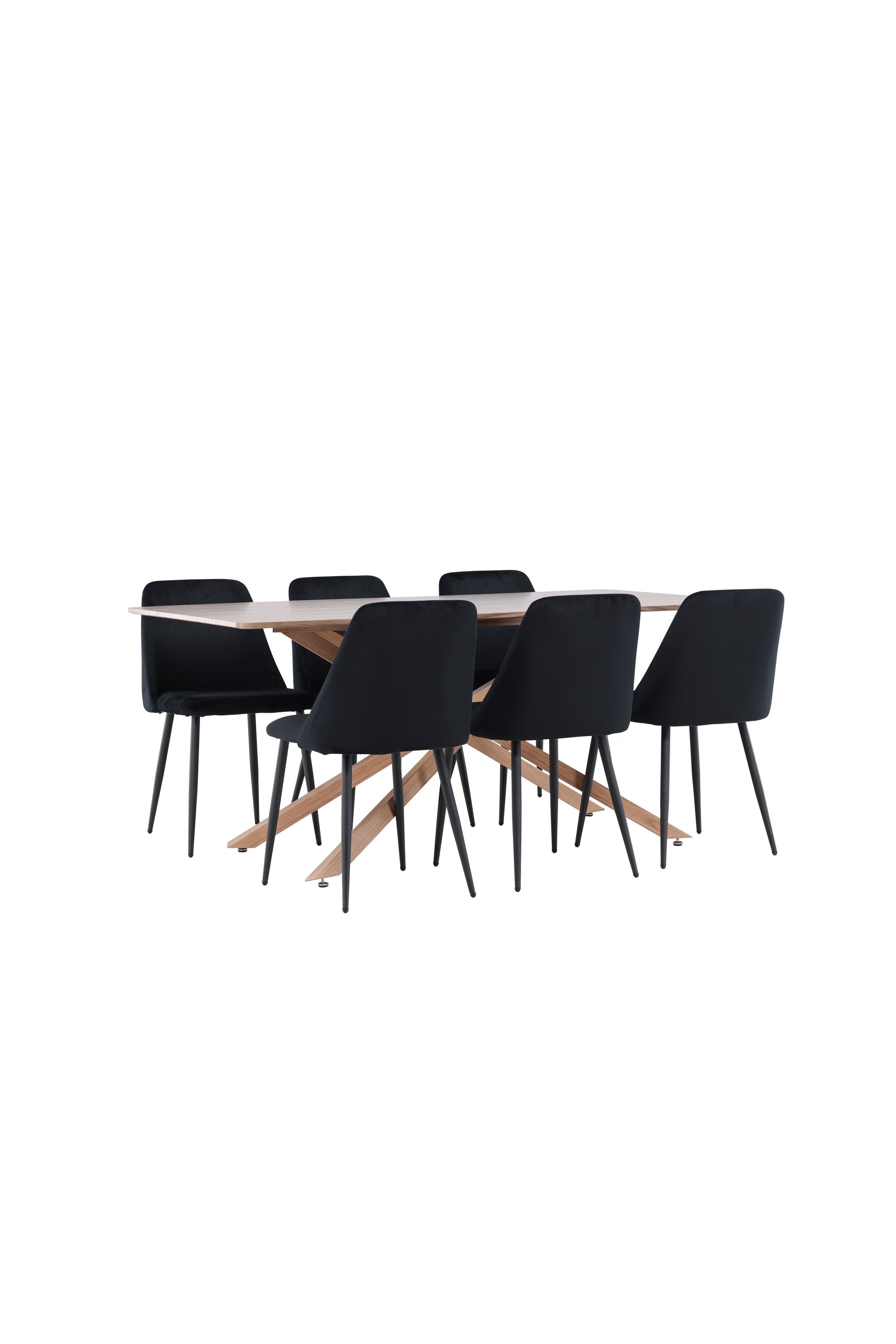 Piazza Esstisch mit Night Stühlen in  präsentiert im Onlineshop von KAQTU Design AG. Esszimmerset ist von Venture Home