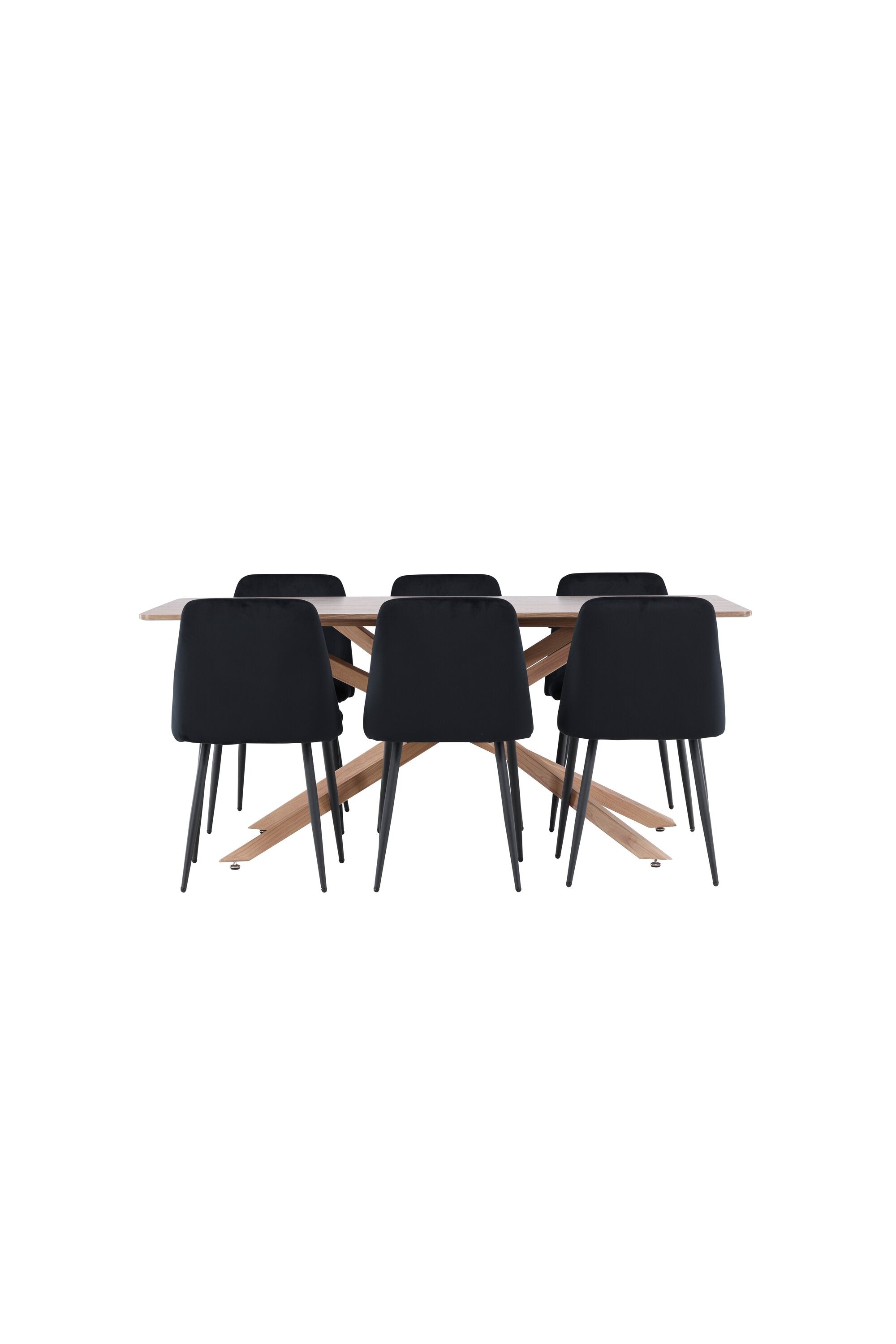 Piazza Esstisch mit Night Stühlen in  präsentiert im Onlineshop von KAQTU Design AG. Esszimmerset ist von Venture Home