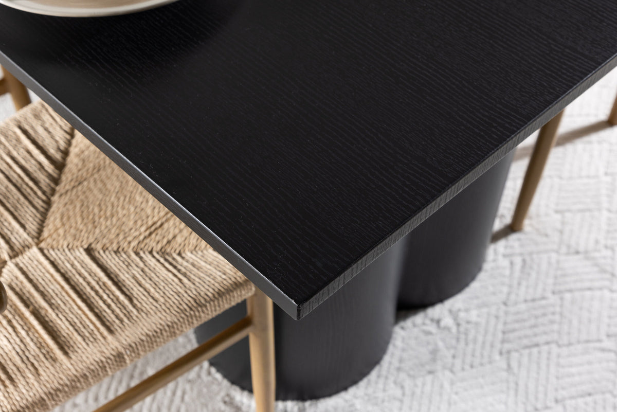 Olivia Esstisch mit Stühlen Alfons in Beige präsentiert im Onlineshop von KAQTU Design AG. Esszimmerset ist von Venture Home