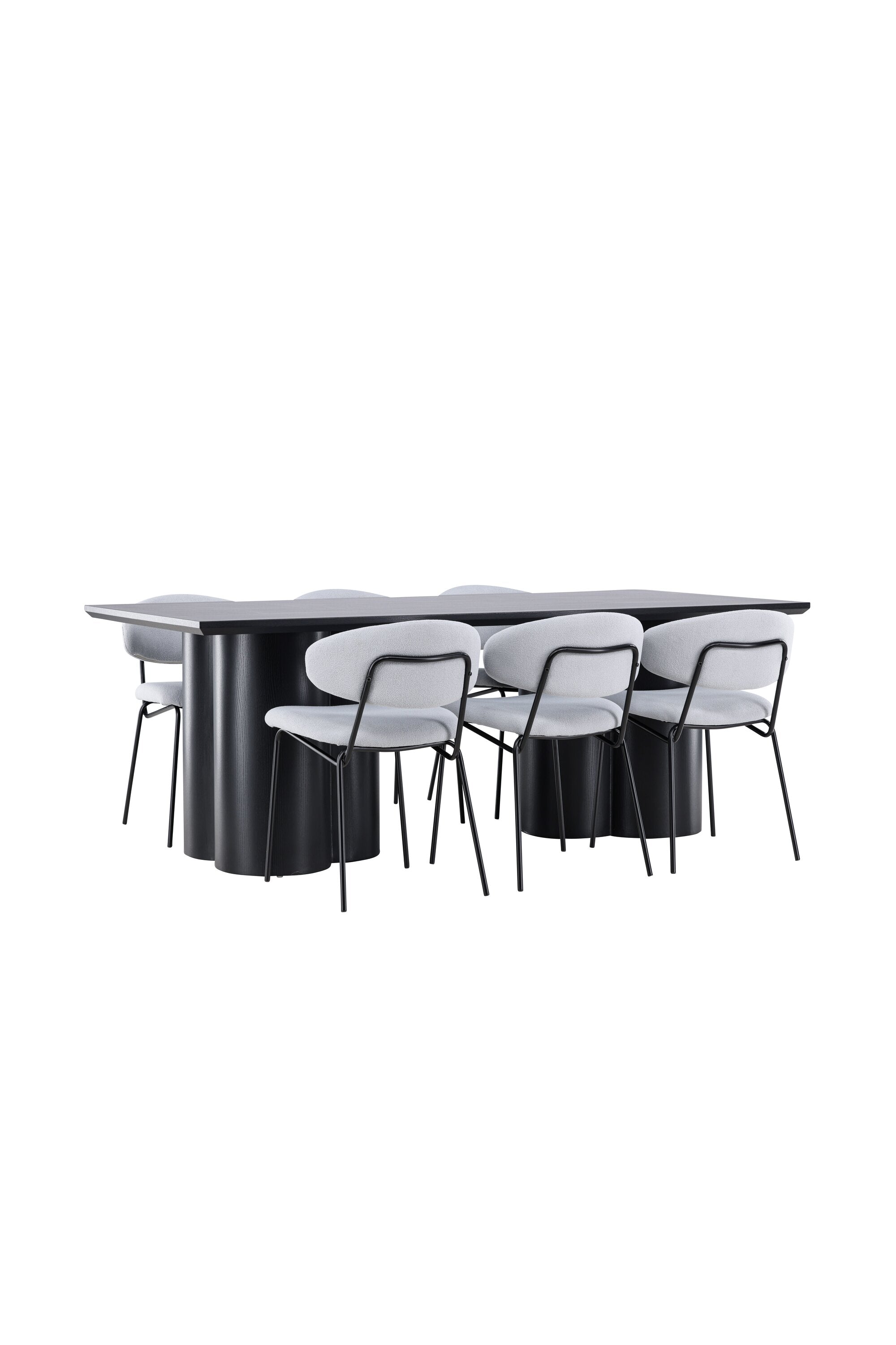 Esstisch Olivia mit Stühlen Chico in  präsentiert im Onlineshop von KAQTU Design AG. Esszimmerset ist von Venture Home