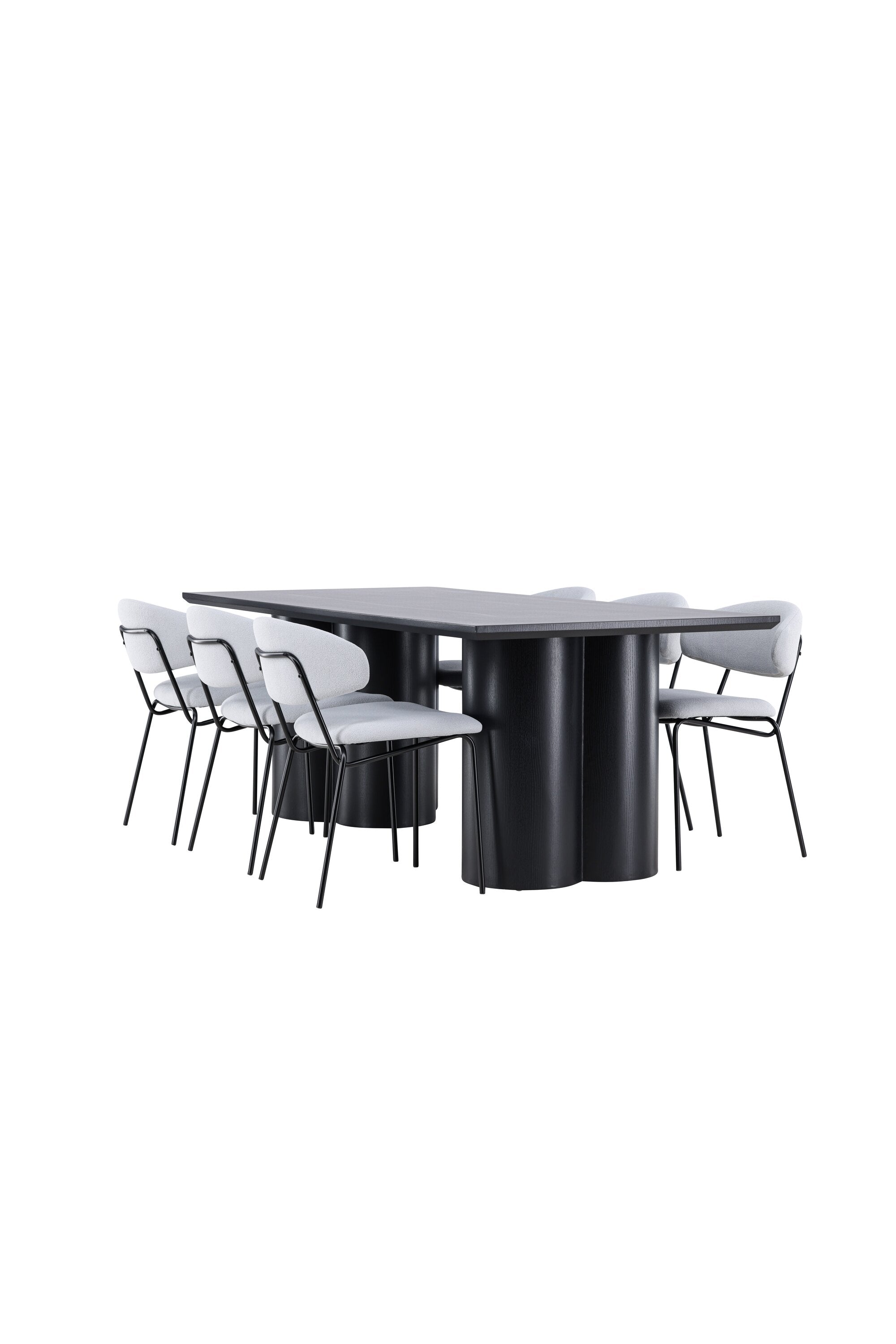 Esstisch Olivia mit Stühlen Chico in  präsentiert im Onlineshop von KAQTU Design AG. Esszimmerset ist von Venture Home