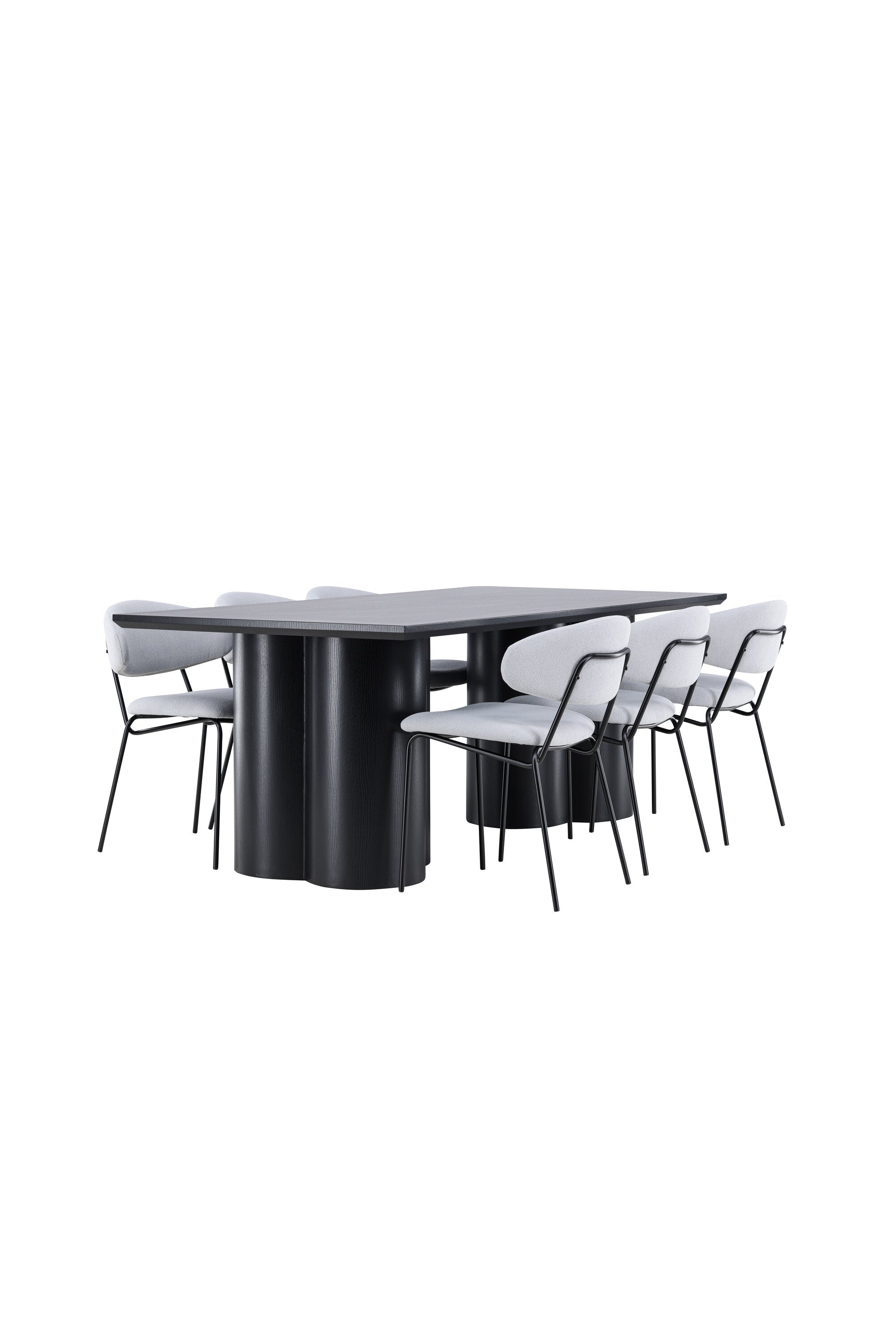Esstisch Olivia mit Stühlen Chico in  präsentiert im Onlineshop von KAQTU Design AG. Esszimmerset ist von Venture Home