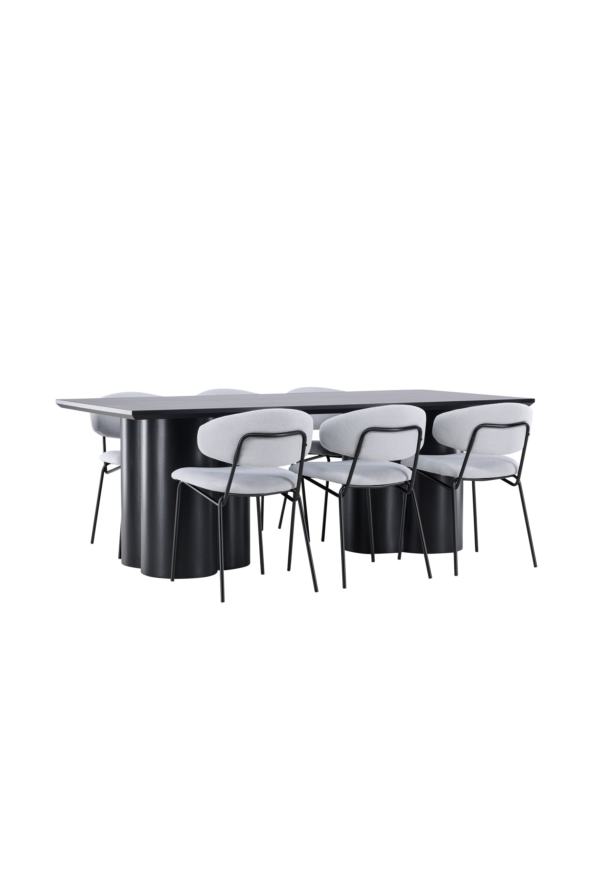 Esstisch Olivia mit Stühlen Chico in  präsentiert im Onlineshop von KAQTU Design AG. Esszimmerset ist von Venture Home