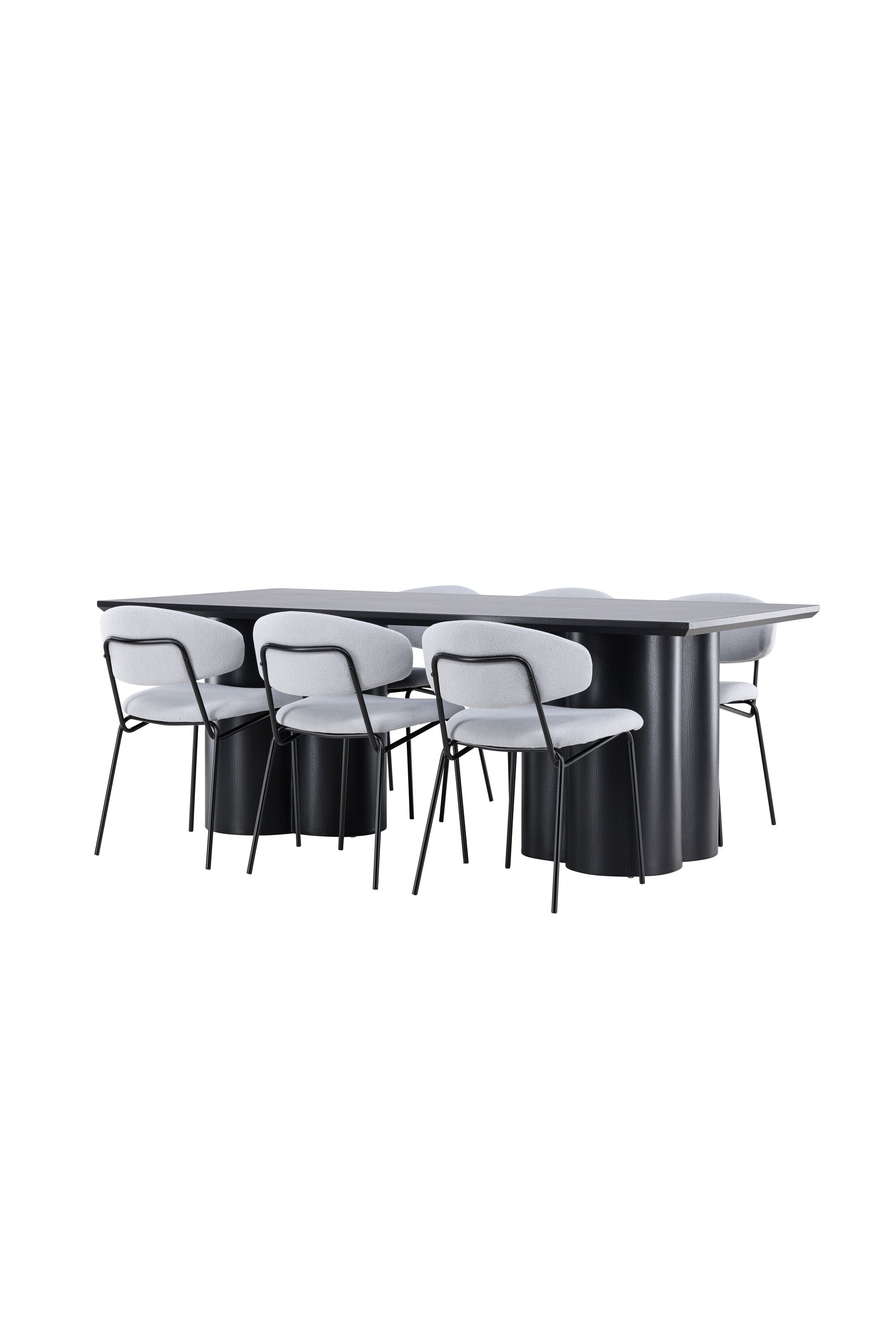 Esstisch Olivia mit Stühlen Chico in  präsentiert im Onlineshop von KAQTU Design AG. Esszimmerset ist von Venture Home