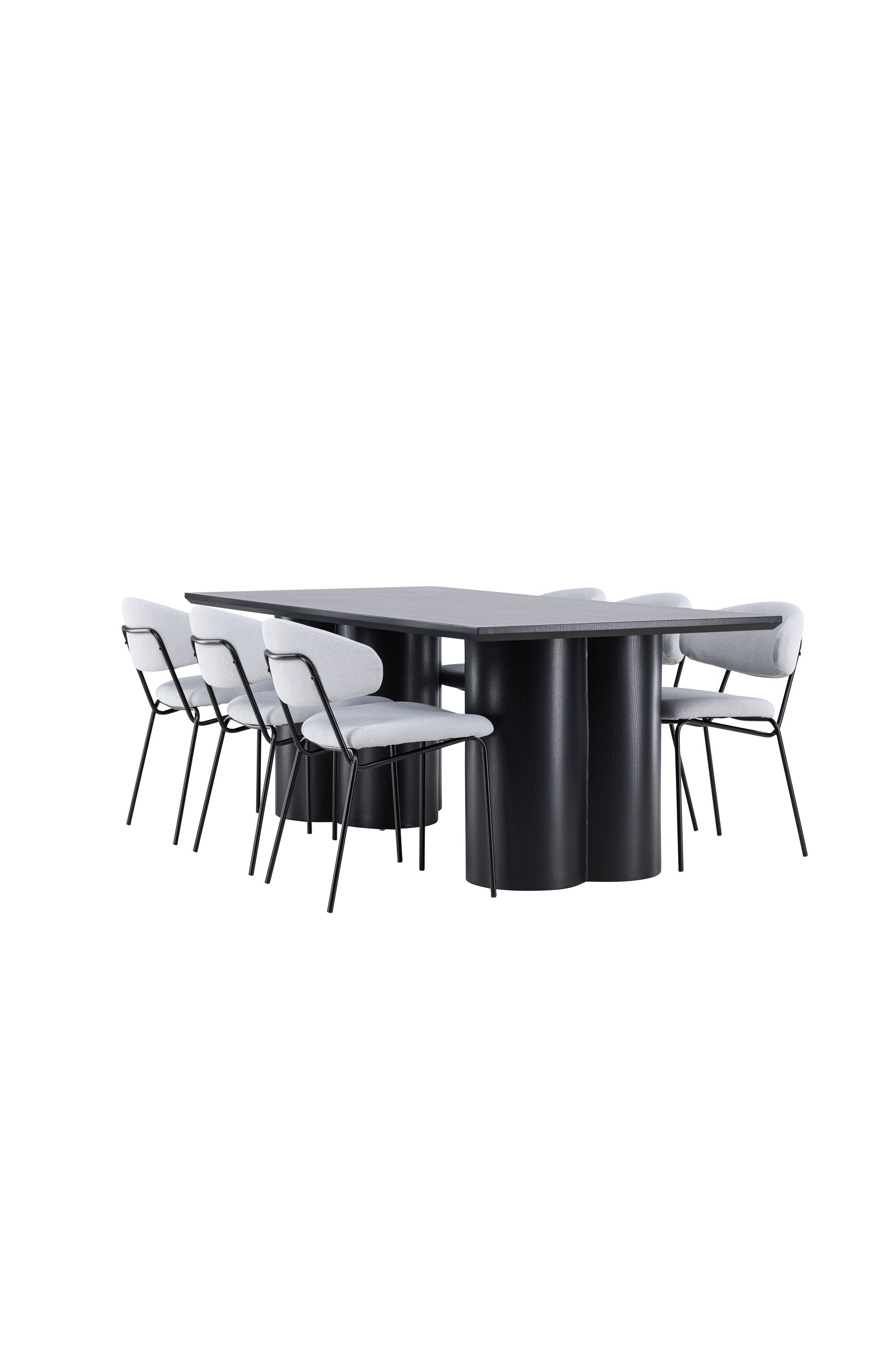 Esstisch Olivia mit Stühlen Chico in  präsentiert im Onlineshop von KAQTU Design AG. Esszimmerset ist von Venture Home