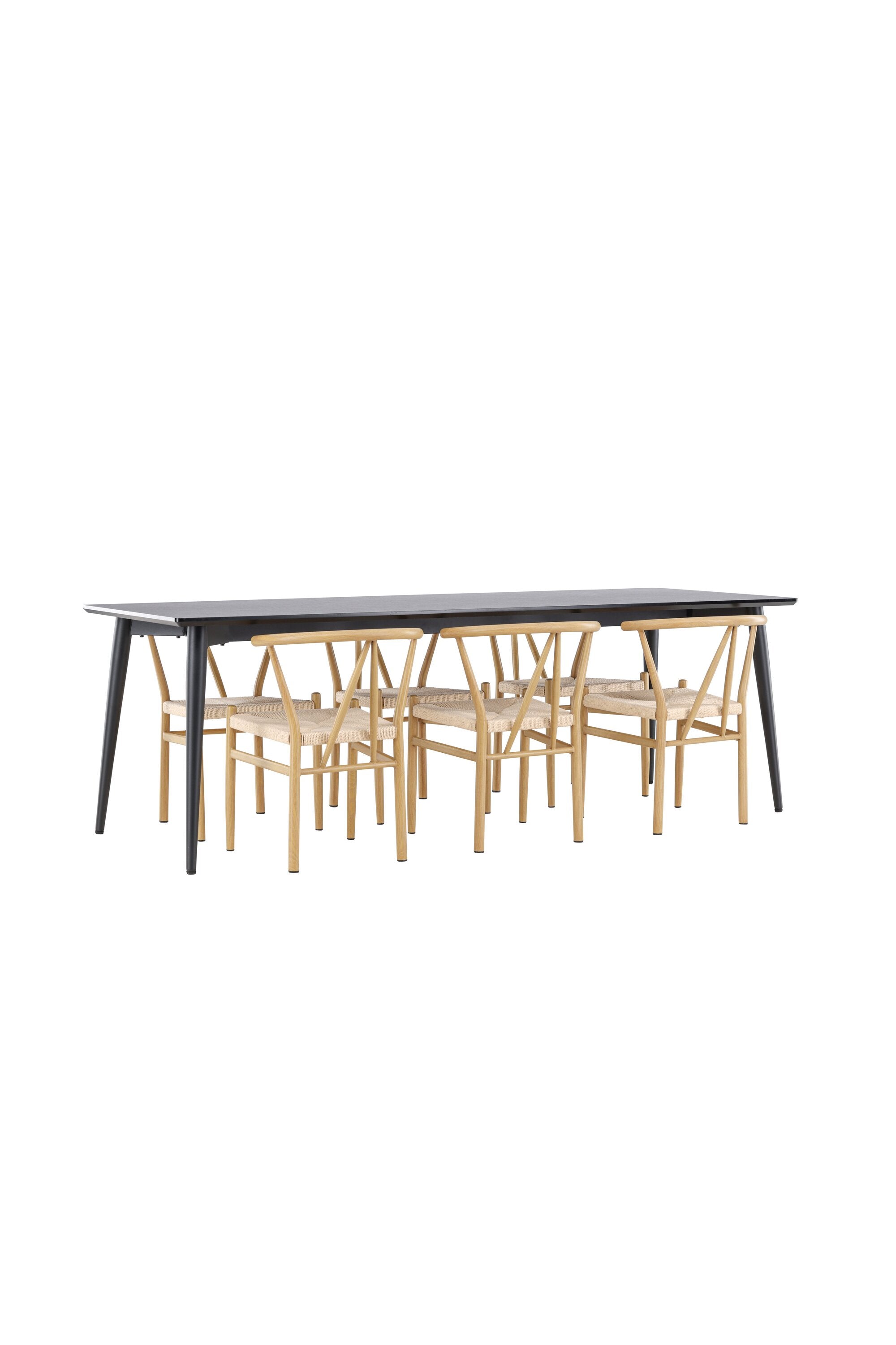 Ellis Esstisch mit Alfons Stühlen in  präsentiert im Onlineshop von KAQTU Design AG. Esszimmerset ist von Venture Home
