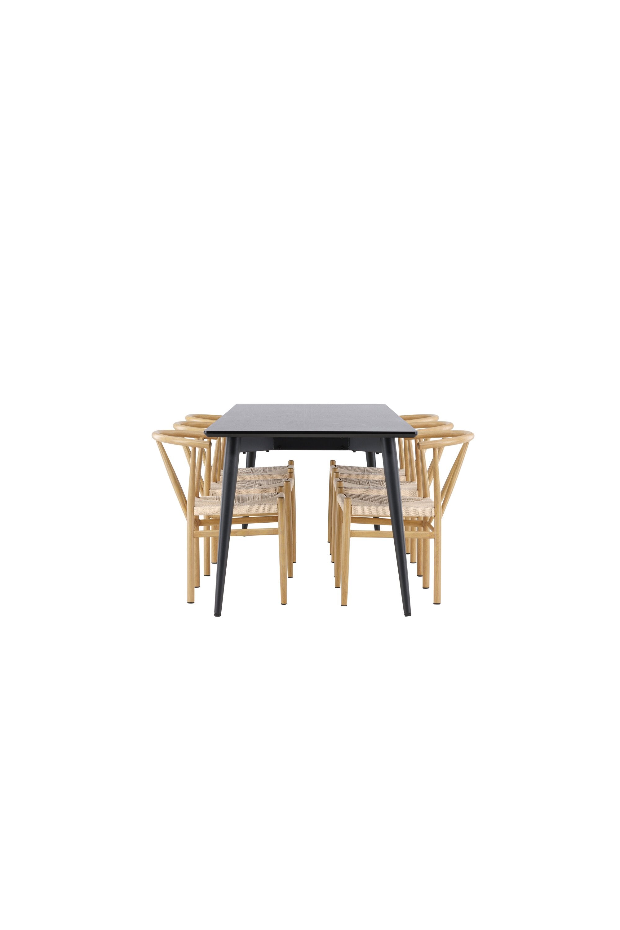 Ellis Esstisch mit Alfons Stühlen in  präsentiert im Onlineshop von KAQTU Design AG. Esszimmerset ist von Venture Home