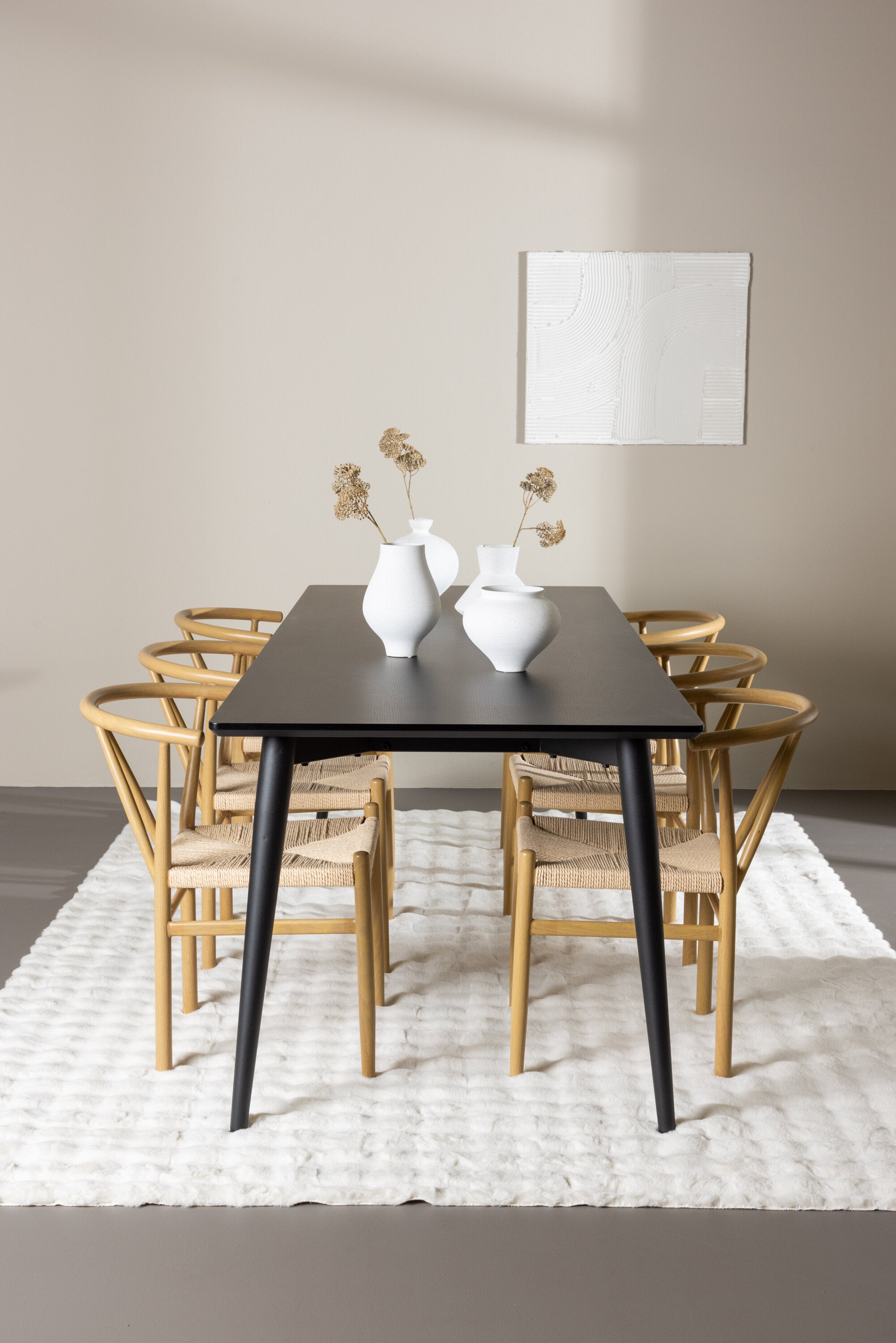 Ellis Esstisch mit Alfons Stühlen in  präsentiert im Onlineshop von KAQTU Design AG. Esszimmerset ist von Venture Home
