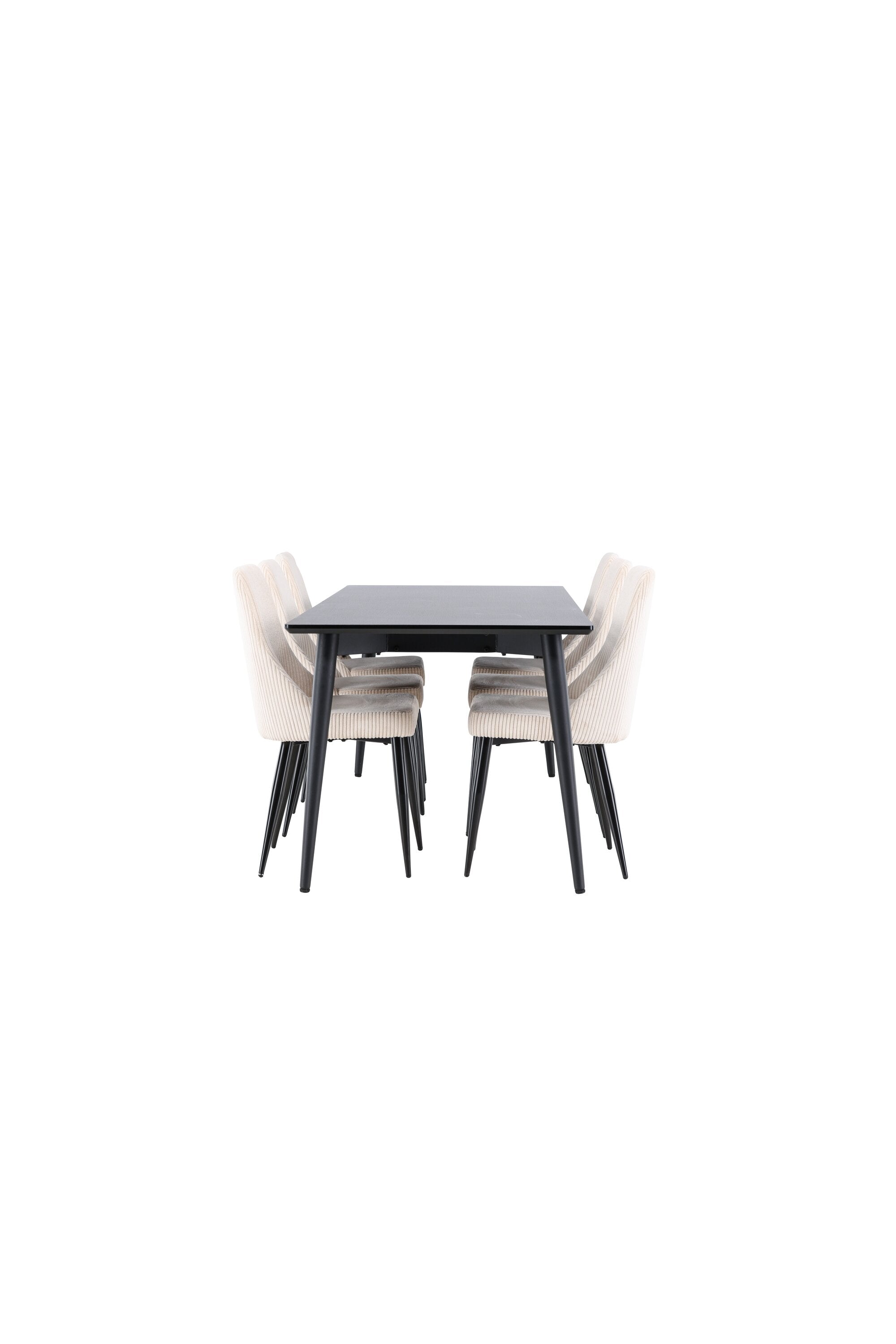 Ellis Esstisch mit Leone Stühlen in  präsentiert im Onlineshop von KAQTU Design AG. Esszimmerset ist von Venture Home