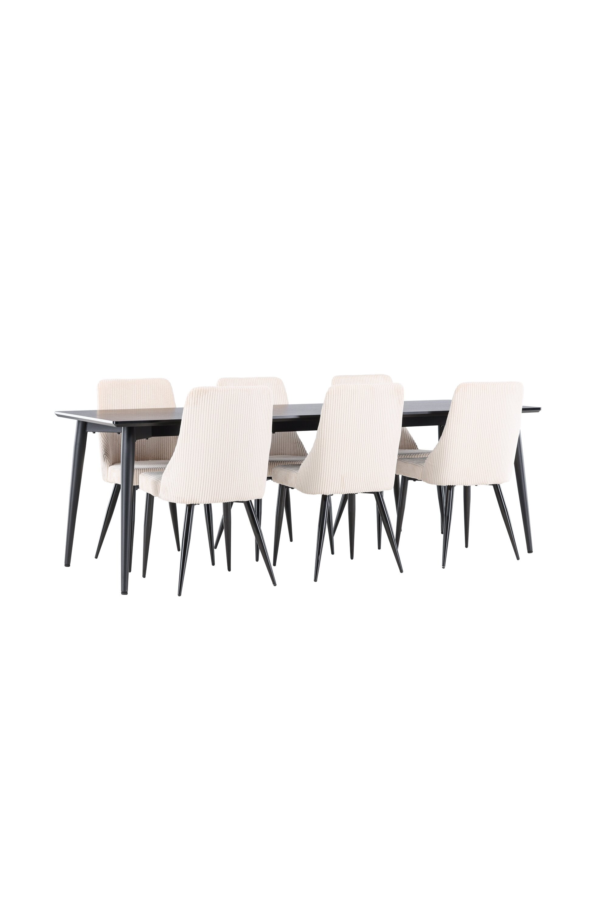 Ellis Esstisch mit Leone Stühlen in  präsentiert im Onlineshop von KAQTU Design AG. Esszimmerset ist von Venture Home