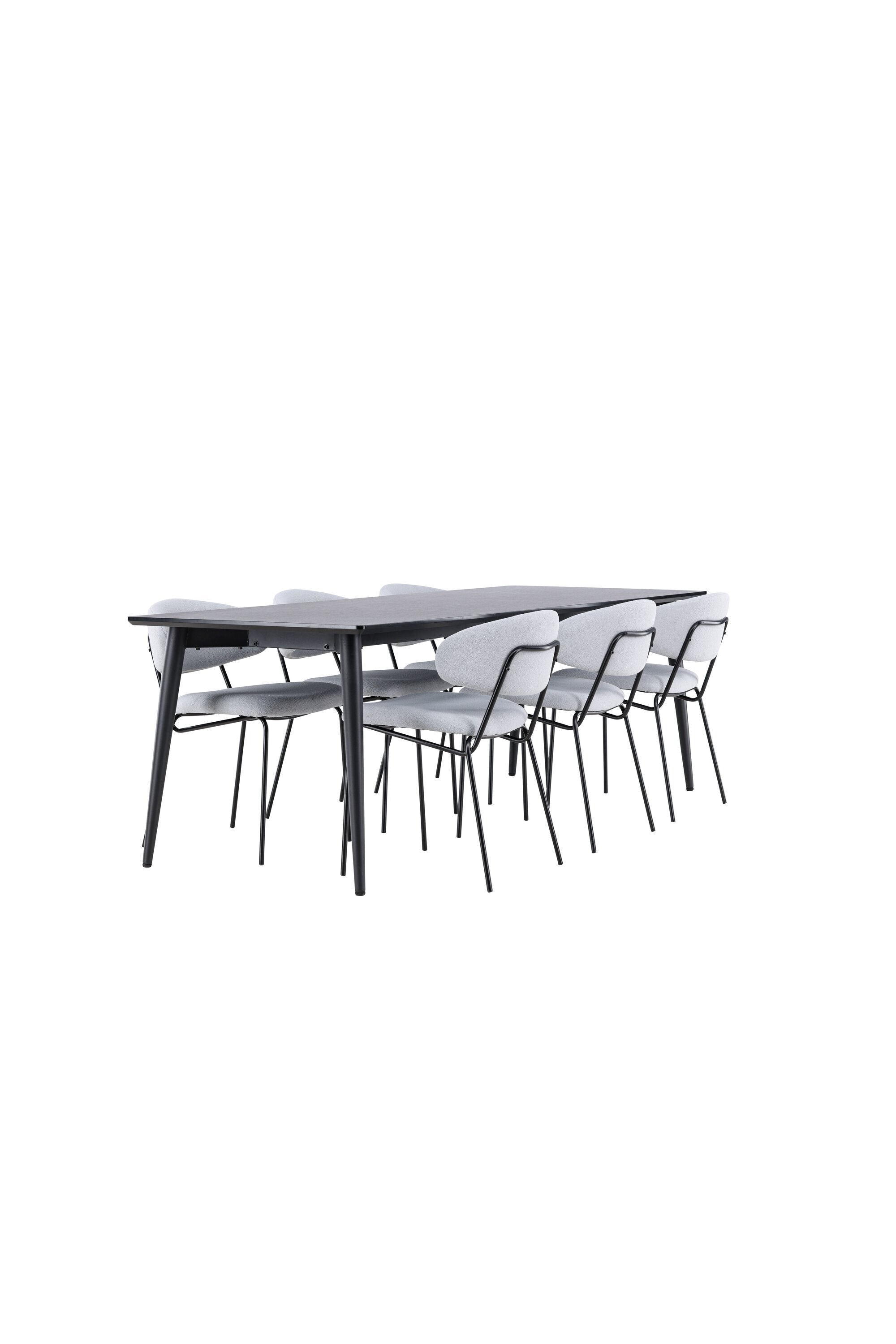 Ellis Esstisch mit Chico Stühlen in  präsentiert im Onlineshop von KAQTU Design AG. Esszimmerset ist von Venture Home