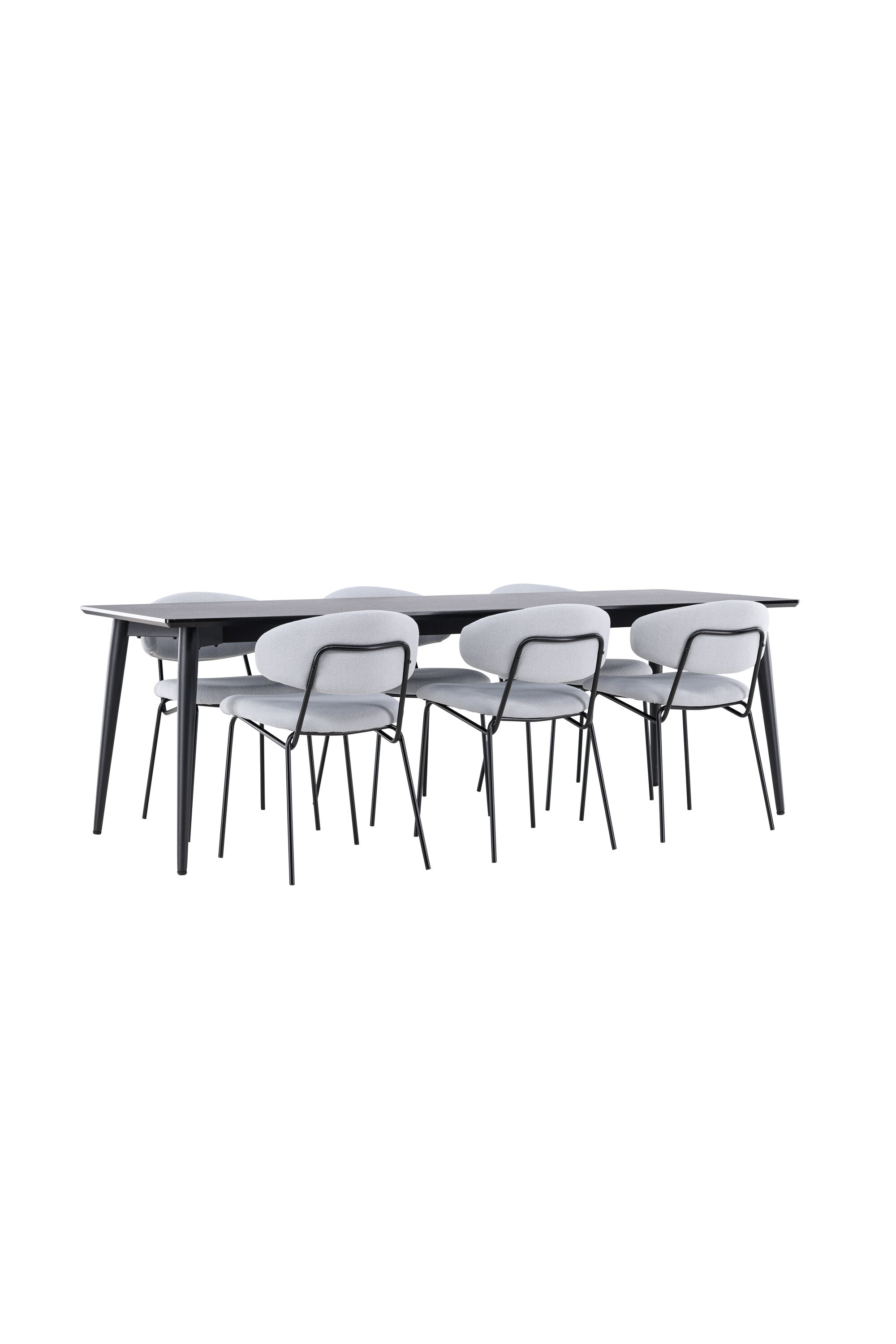 Ellis Esstisch mit Chico Stühlen in  präsentiert im Onlineshop von KAQTU Design AG. Esszimmerset ist von Venture Home