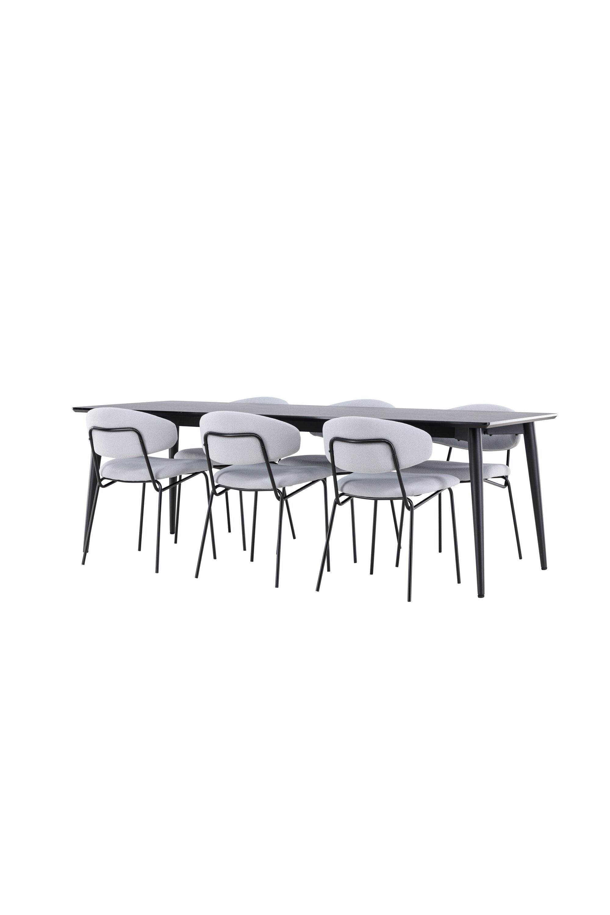 Ellis Esstisch mit Chico Stühlen in  präsentiert im Onlineshop von KAQTU Design AG. Esszimmerset ist von Venture Home