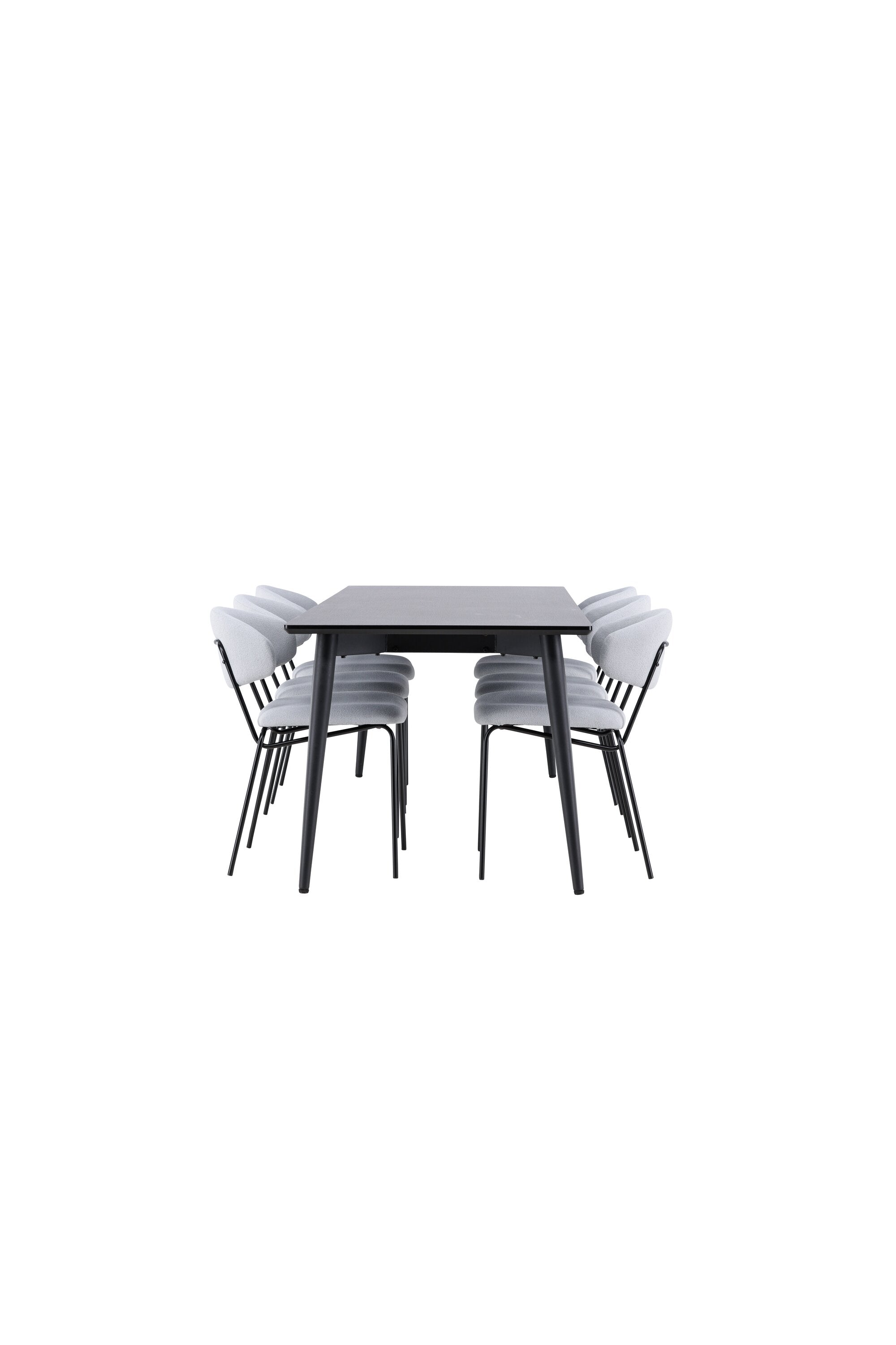 Ellis Esstisch mit Chico Stühlen in  präsentiert im Onlineshop von KAQTU Design AG. Esszimmerset ist von Venture Home