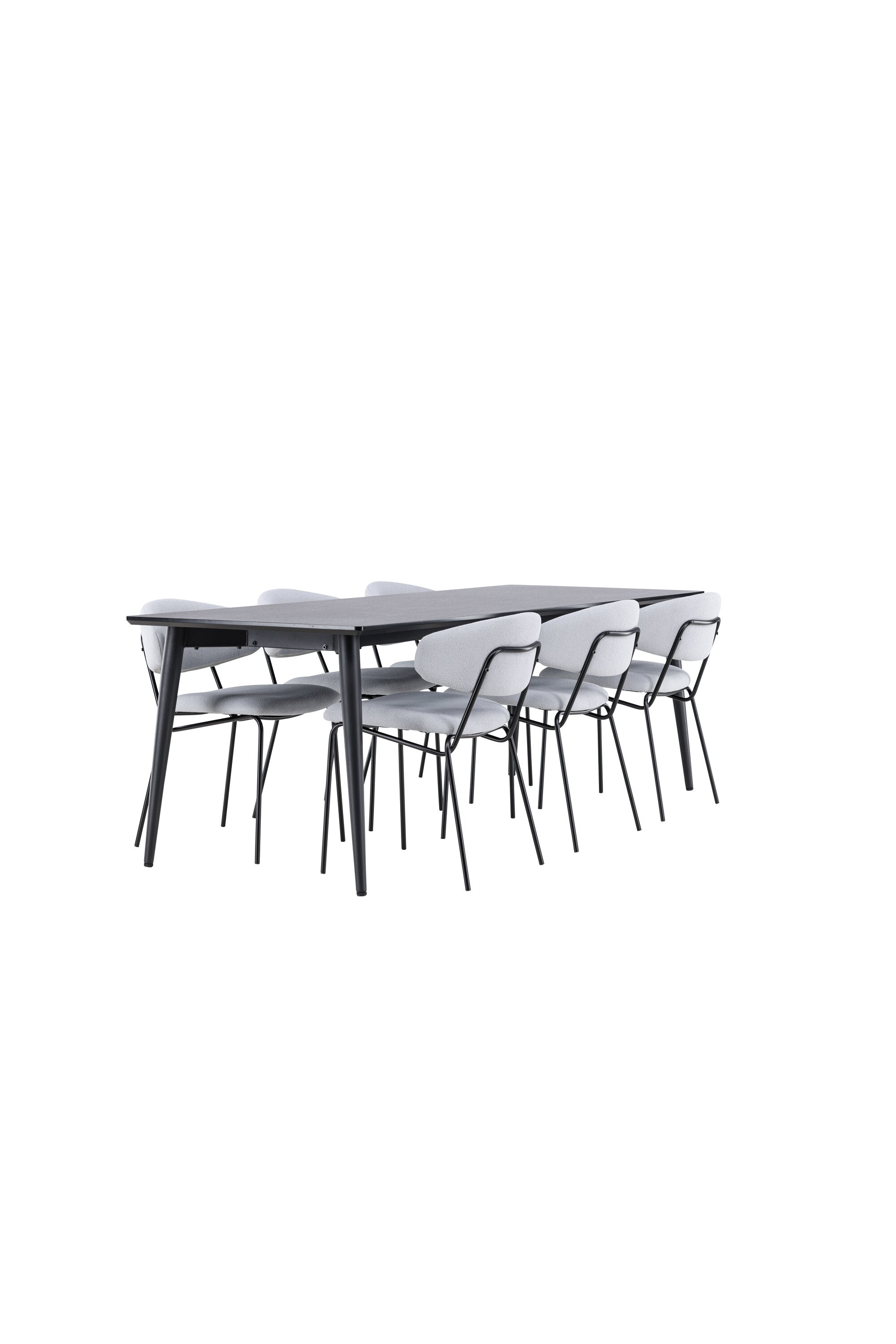 Ellis Esstisch mit Chico Stühlen in  präsentiert im Onlineshop von KAQTU Design AG. Esszimmerset ist von Venture Home