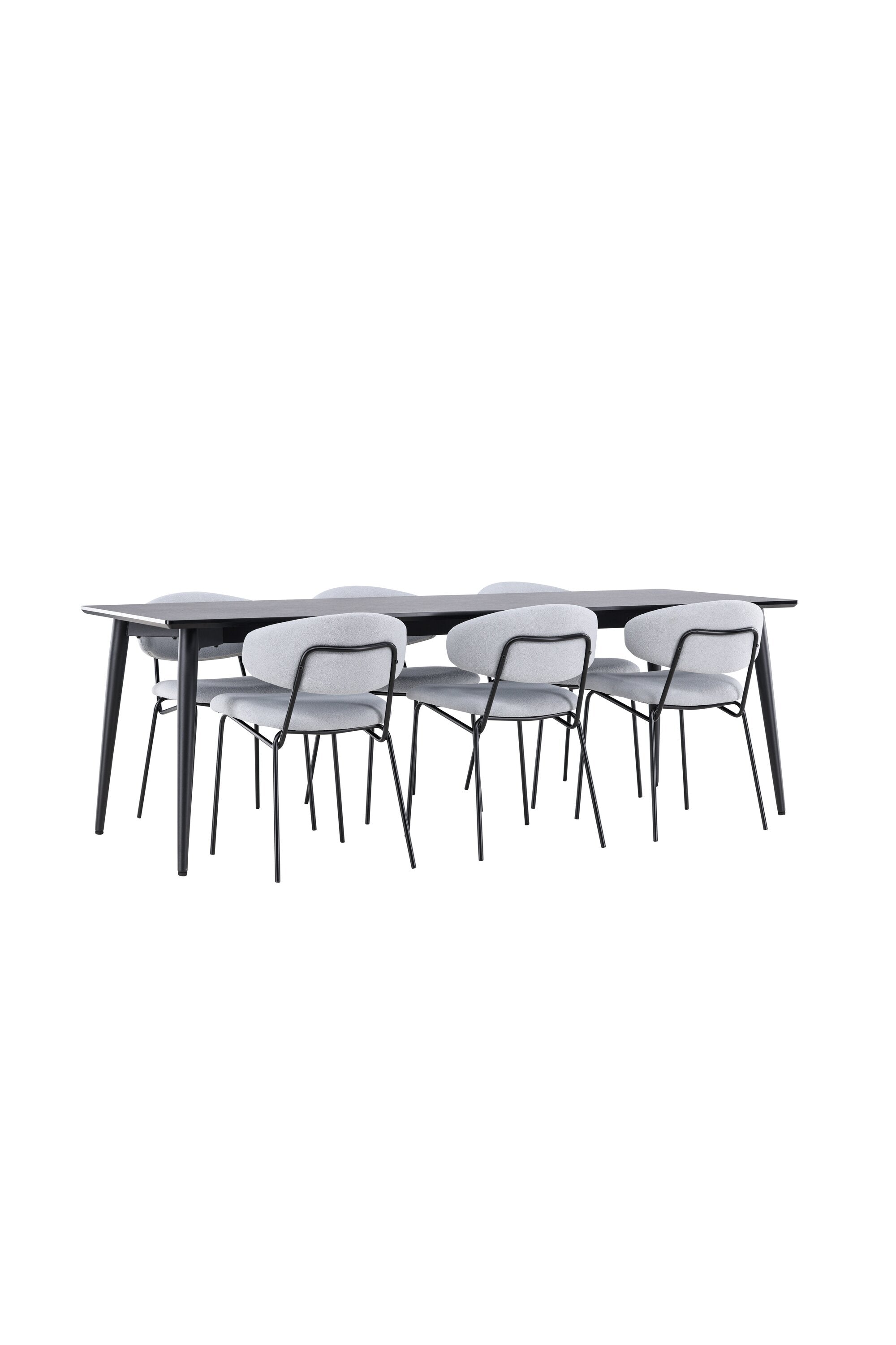 Ellis Esstisch mit Chico Stühlen in  präsentiert im Onlineshop von KAQTU Design AG. Esszimmerset ist von Venture Home