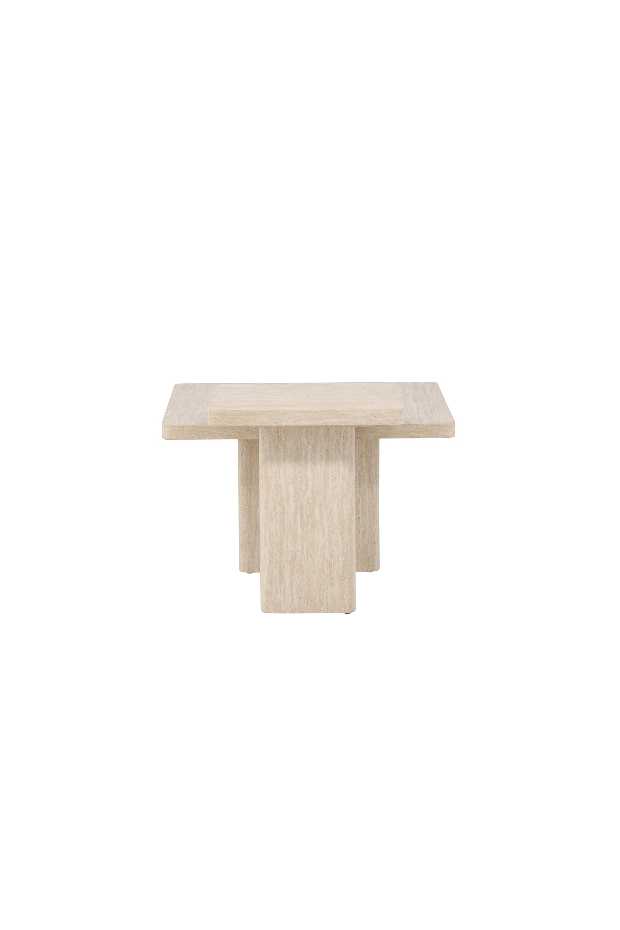 Qvart Sofatisch-Set in Travertinoptik präsentiert im Onlineshop von KAQTU Design AG. Beistelltisch ist von Venture Home