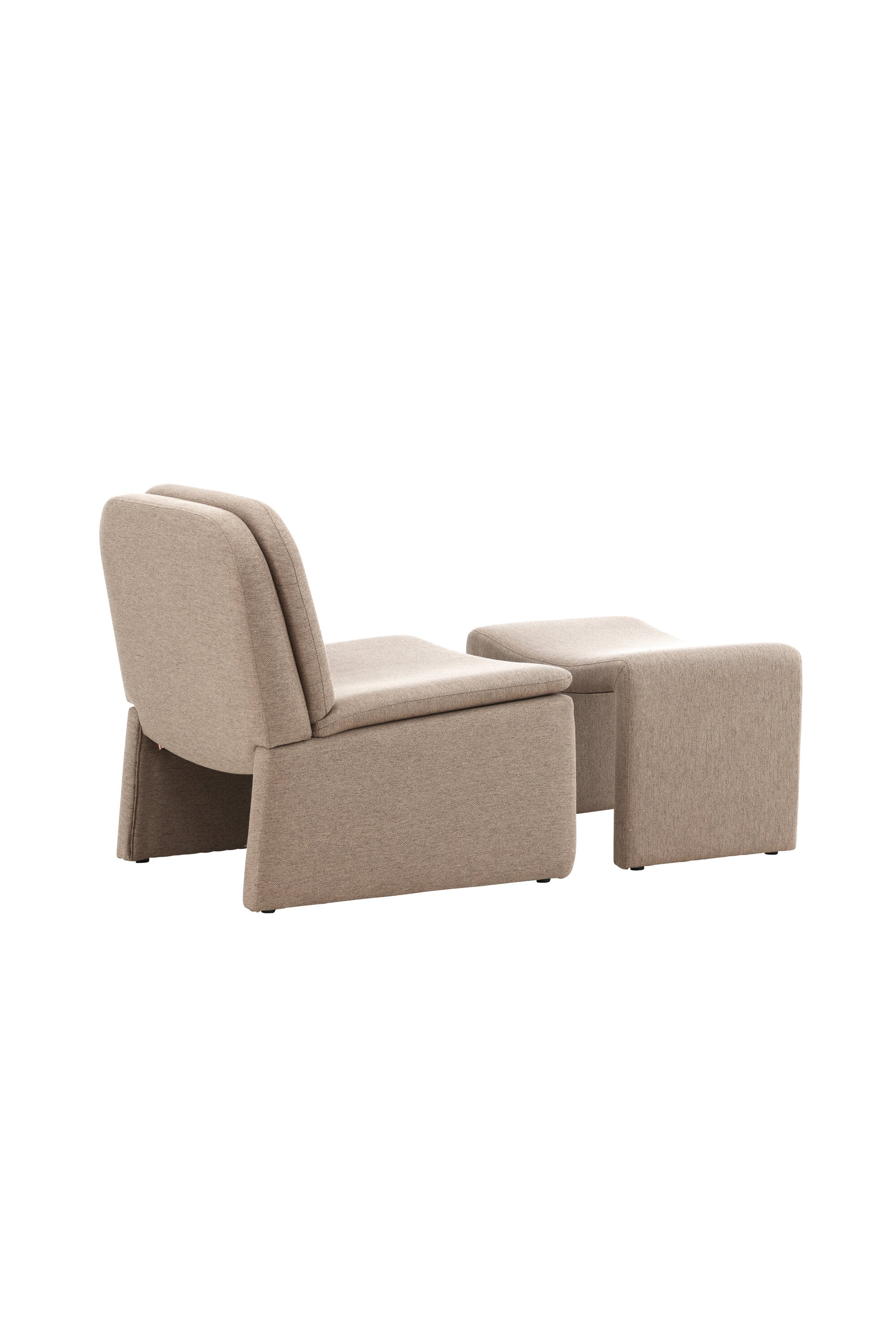 Bonn Sessel + Ottoman in Braun präsentiert im Onlineshop von KAQTU Design AG. Sessel ist von Venture Home
