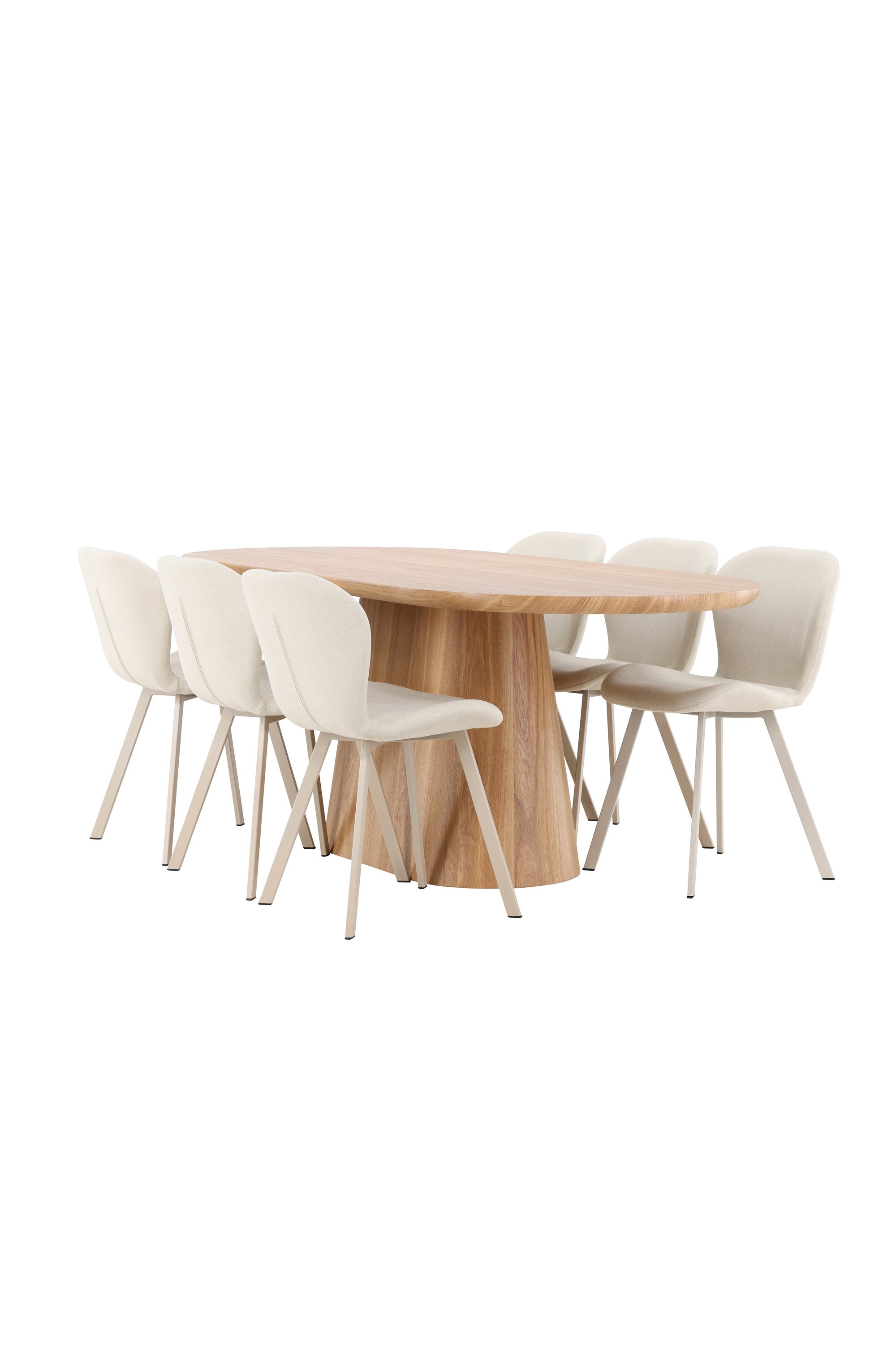 Esstisch Stjärnö mit Lilja Stuhl in Nature präsentiert im Onlineshop von KAQTU Design AG. Esszimmerset ist von Venture Home