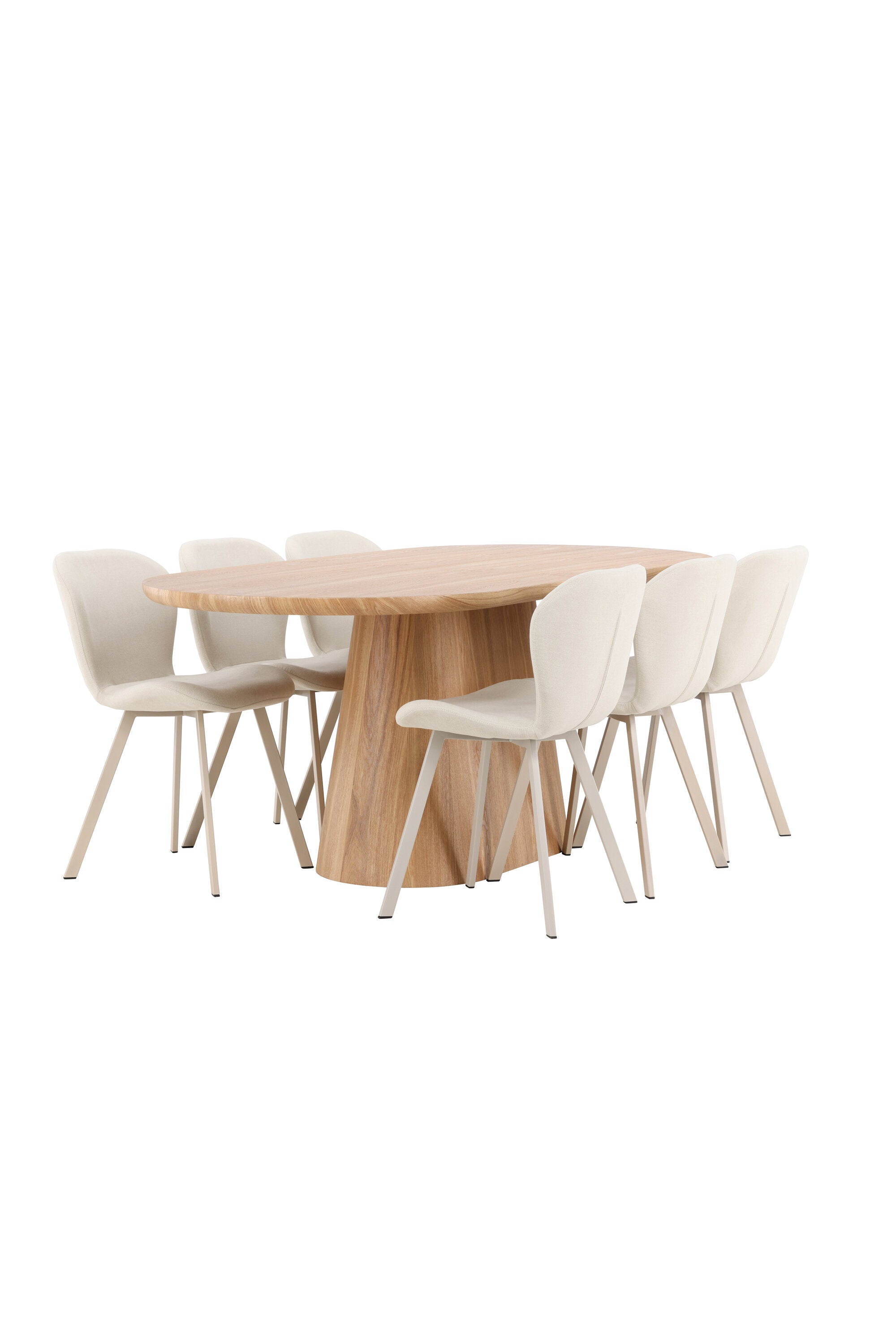 Esstisch Stjärnö mit Lilja Stuhl in Nature präsentiert im Onlineshop von KAQTU Design AG. Esszimmerset ist von Venture Home