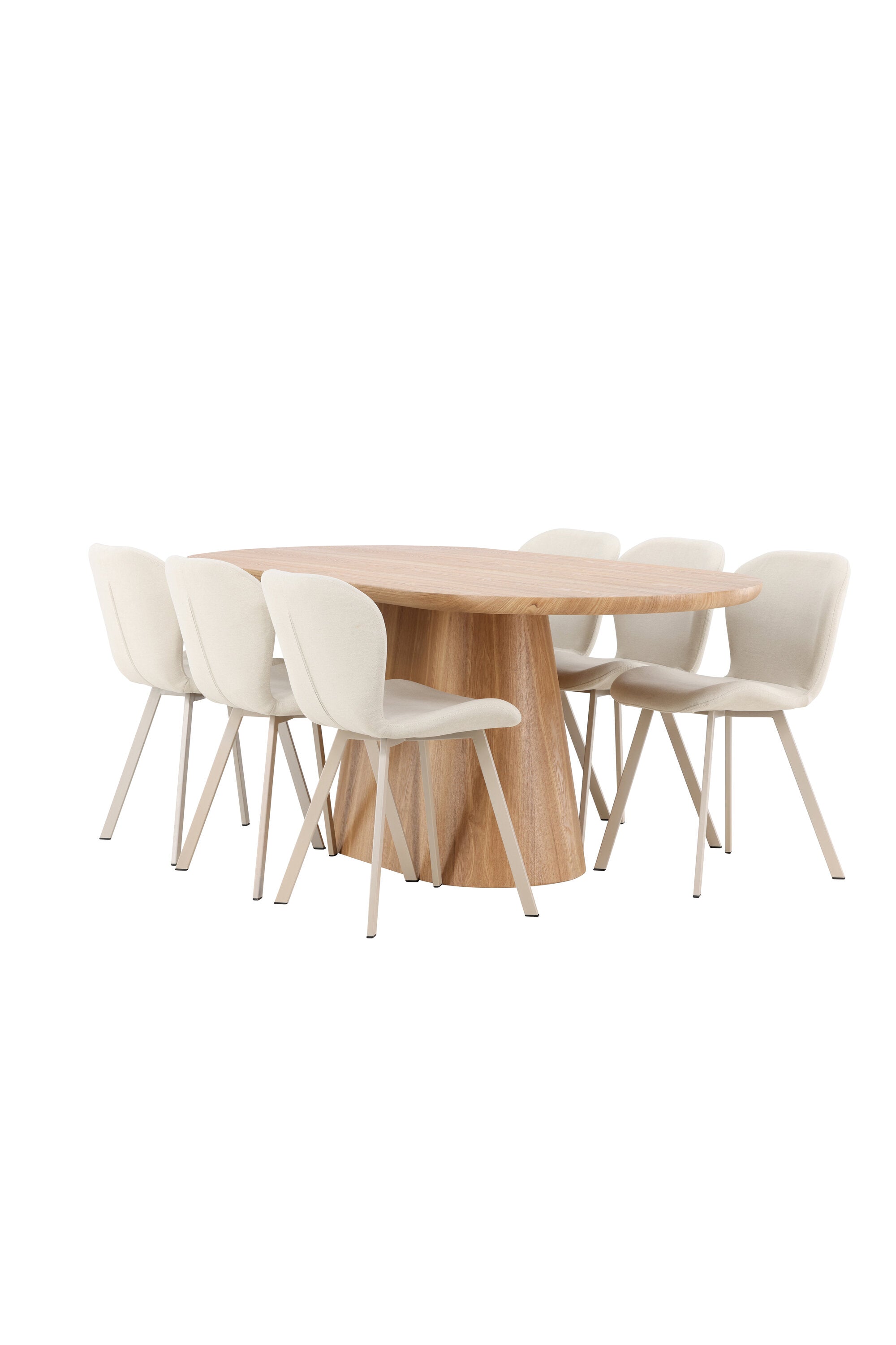 Esstisch Stjärnö mit Lilja Stuhl in Nature präsentiert im Onlineshop von KAQTU Design AG. Esszimmerset ist von Venture Home