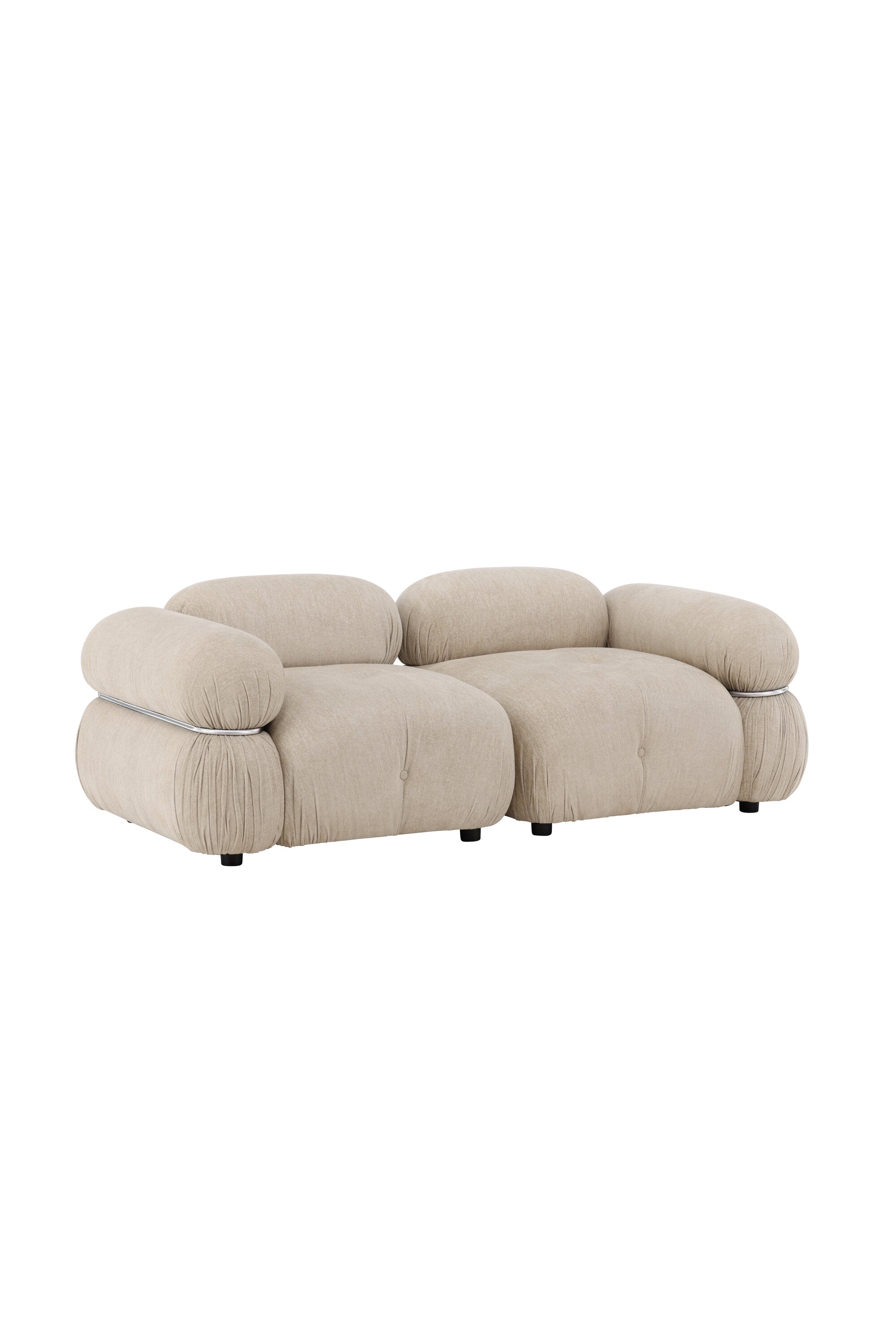 Mika 2-Sitzer-Sofa in Beige präsentiert im Onlineshop von KAQTU Design AG. 2er Sofa ist von Venture Home