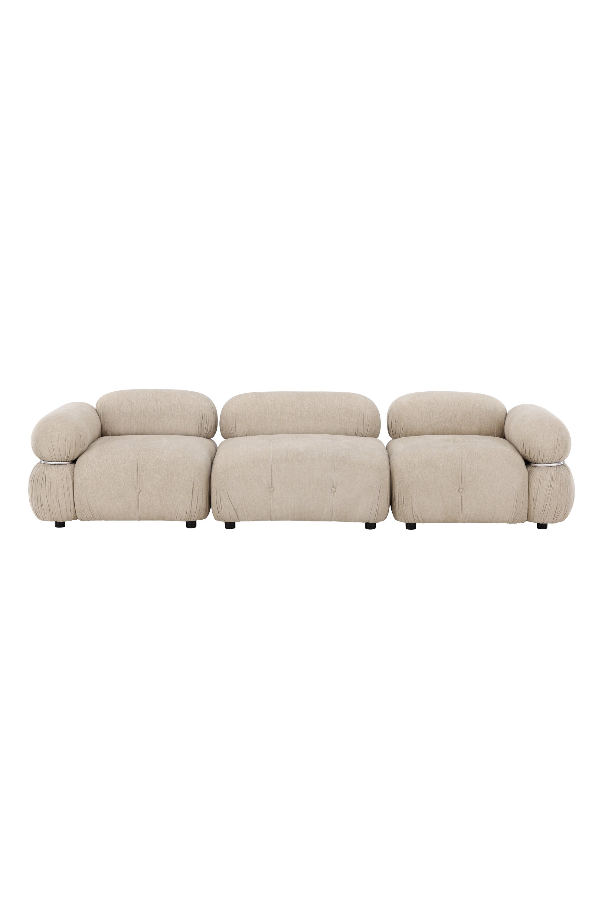 Mika 3-Sitzer Sofa in Beige präsentiert im Onlineshop von KAQTU Design AG. 2er Sofa ist von Venture Home