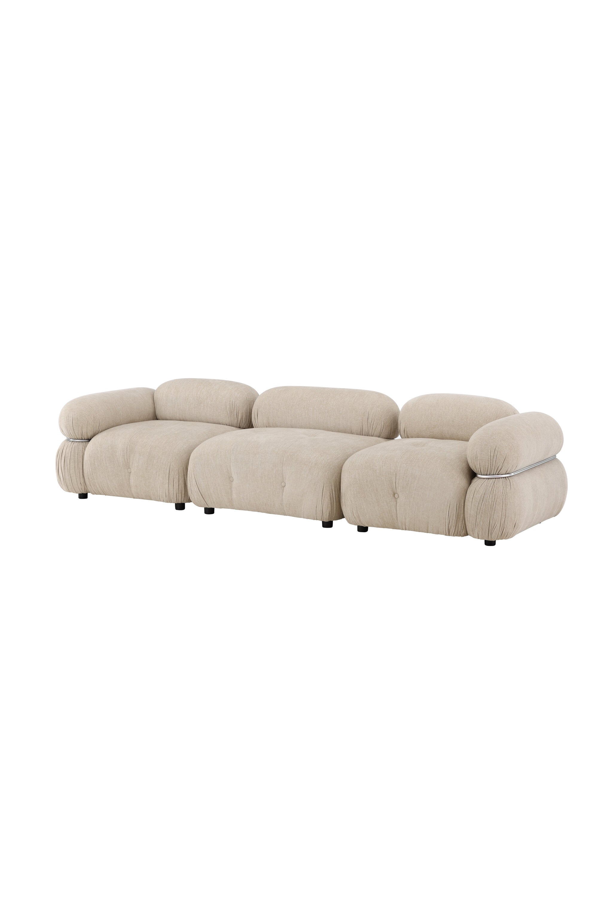 Mika 3-Sitzer Sofa in Beige präsentiert im Onlineshop von KAQTU Design AG. 2er Sofa ist von Venture Home