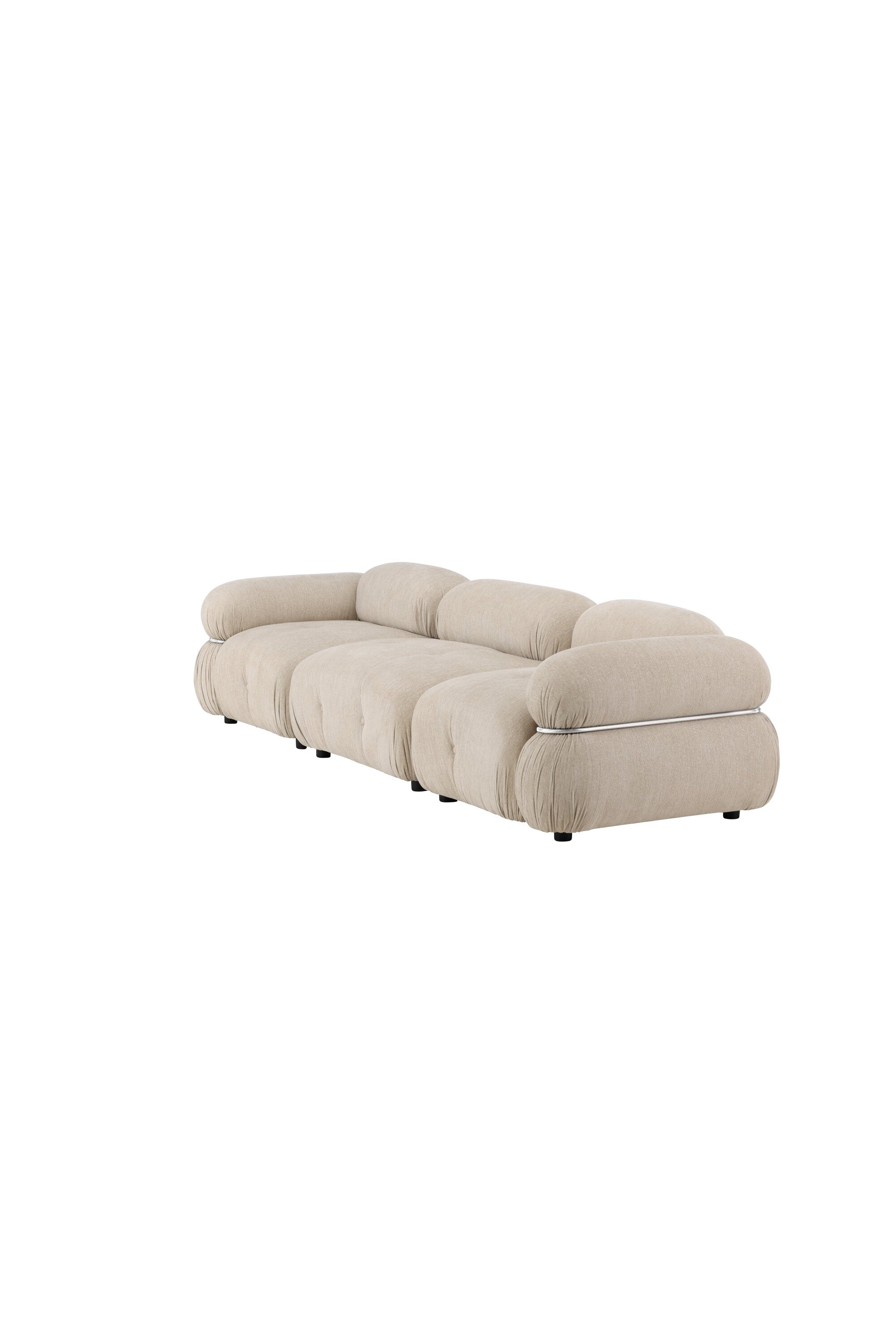 Mika 3-Sitzer Sofa in Beige präsentiert im Onlineshop von KAQTU Design AG. 2er Sofa ist von Venture Home