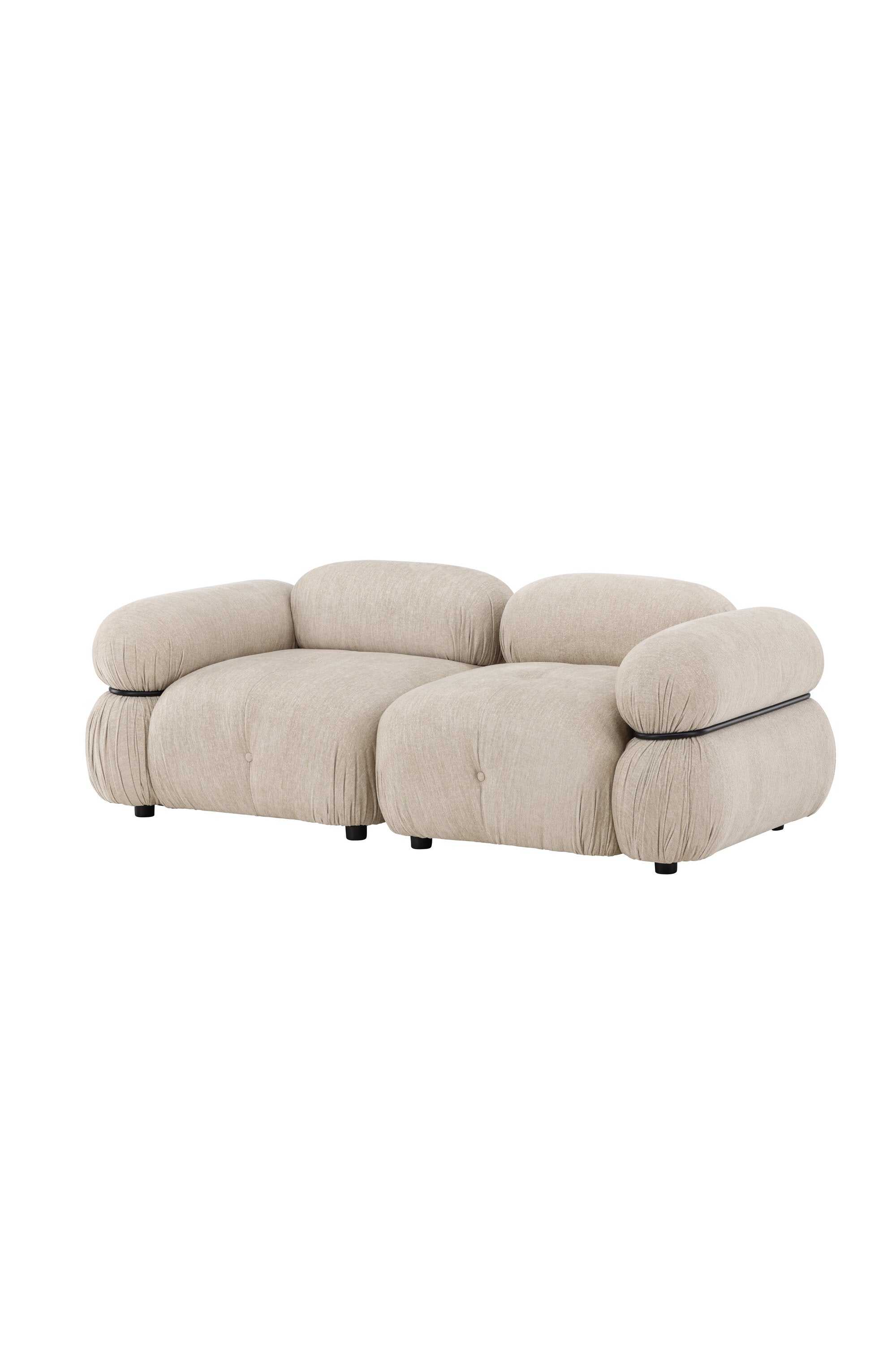 Mika 2-Sitzer-Sofa in Beige präsentiert im Onlineshop von KAQTU Design AG. 2er Sofa ist von Venture Home