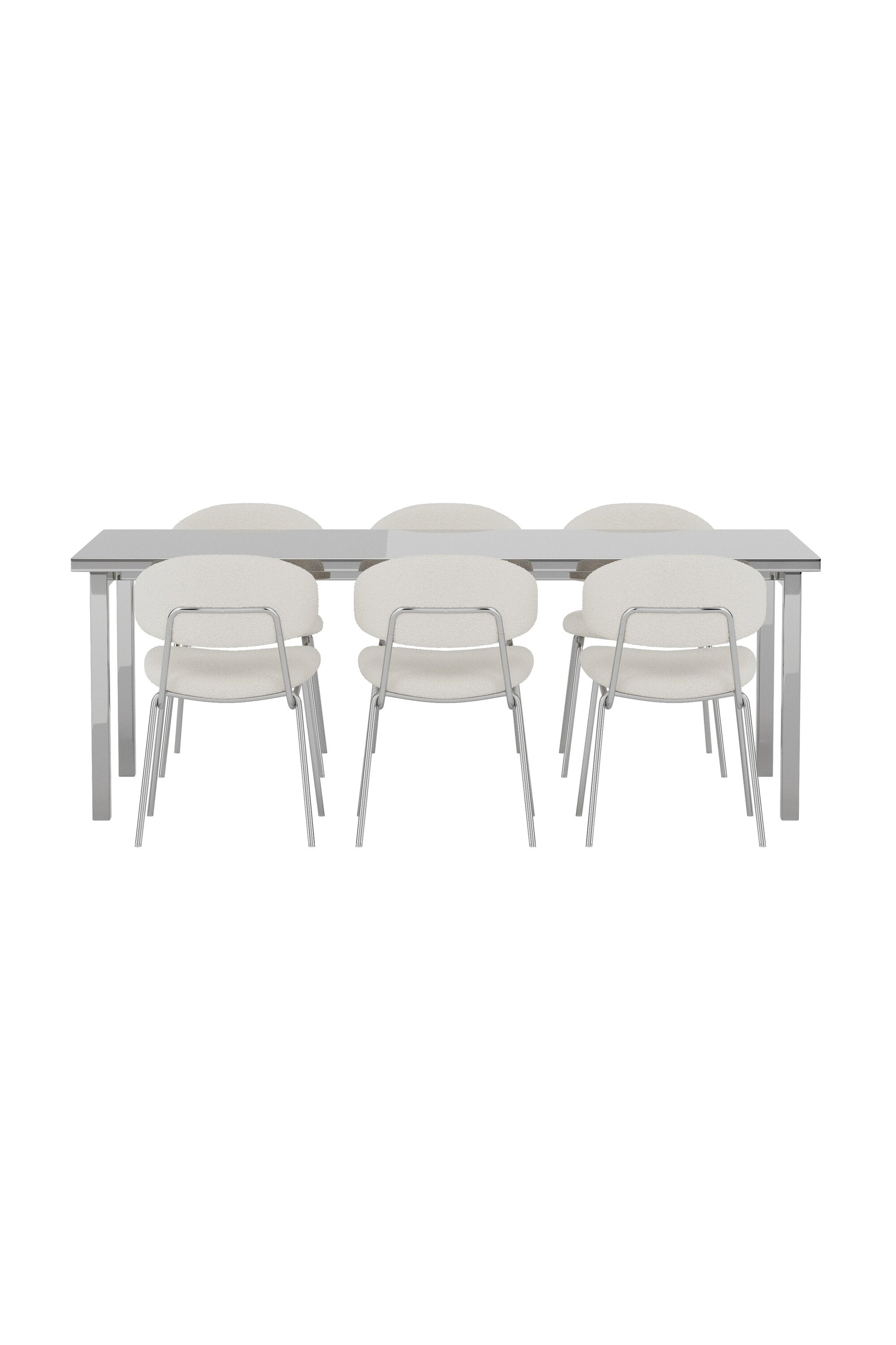 Cilo Dining Set mit Stühlen Chico in  präsentiert im Onlineshop von KAQTU Design AG. Esszimmerset ist von Venture Home