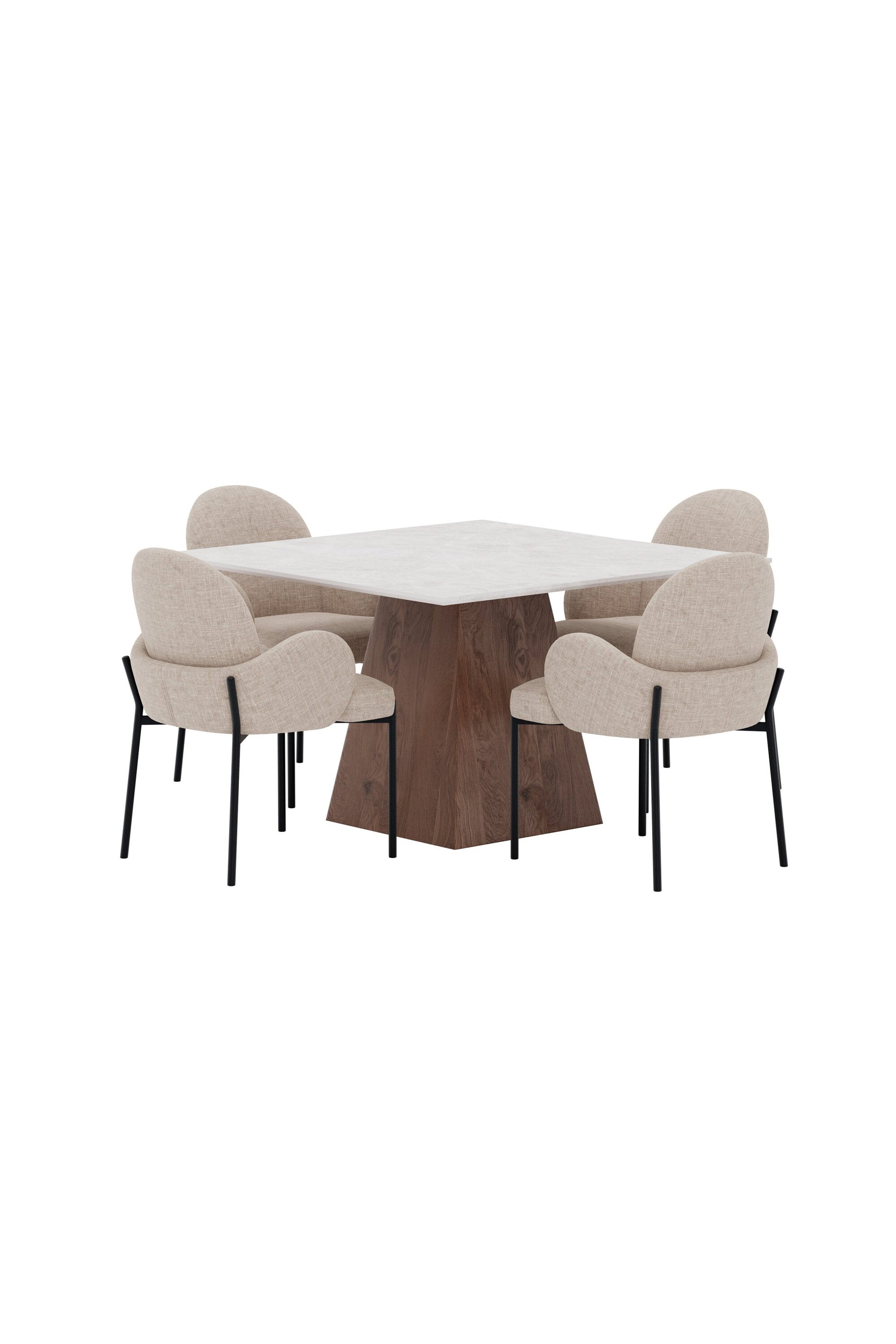 Cael Ess-Set mit Stühlen Blom in  präsentiert im Onlineshop von KAQTU Design AG. Esszimmerset ist von Venture Home