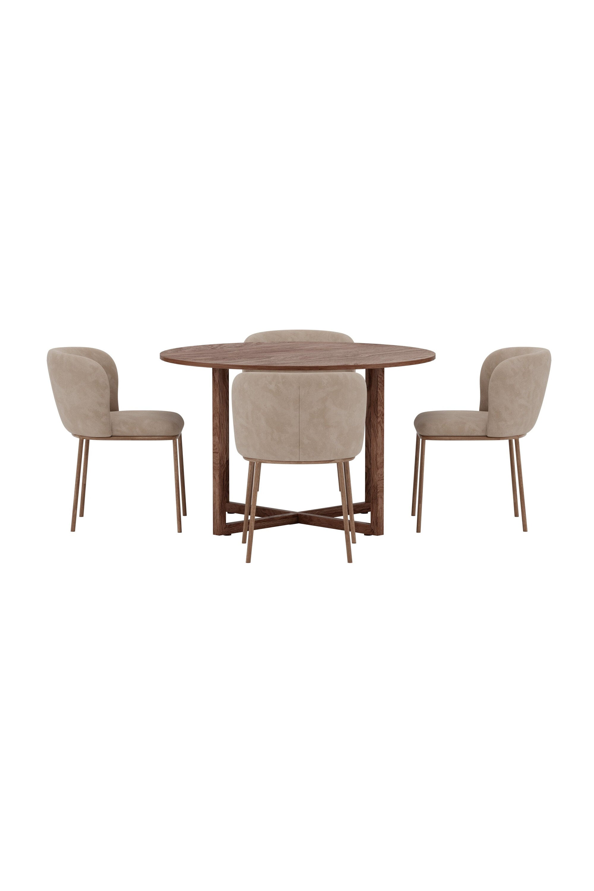 Durango Essgruppe mit Stühlen Edina in  präsentiert im Onlineshop von KAQTU Design AG. Bartischset ist von Venture Home