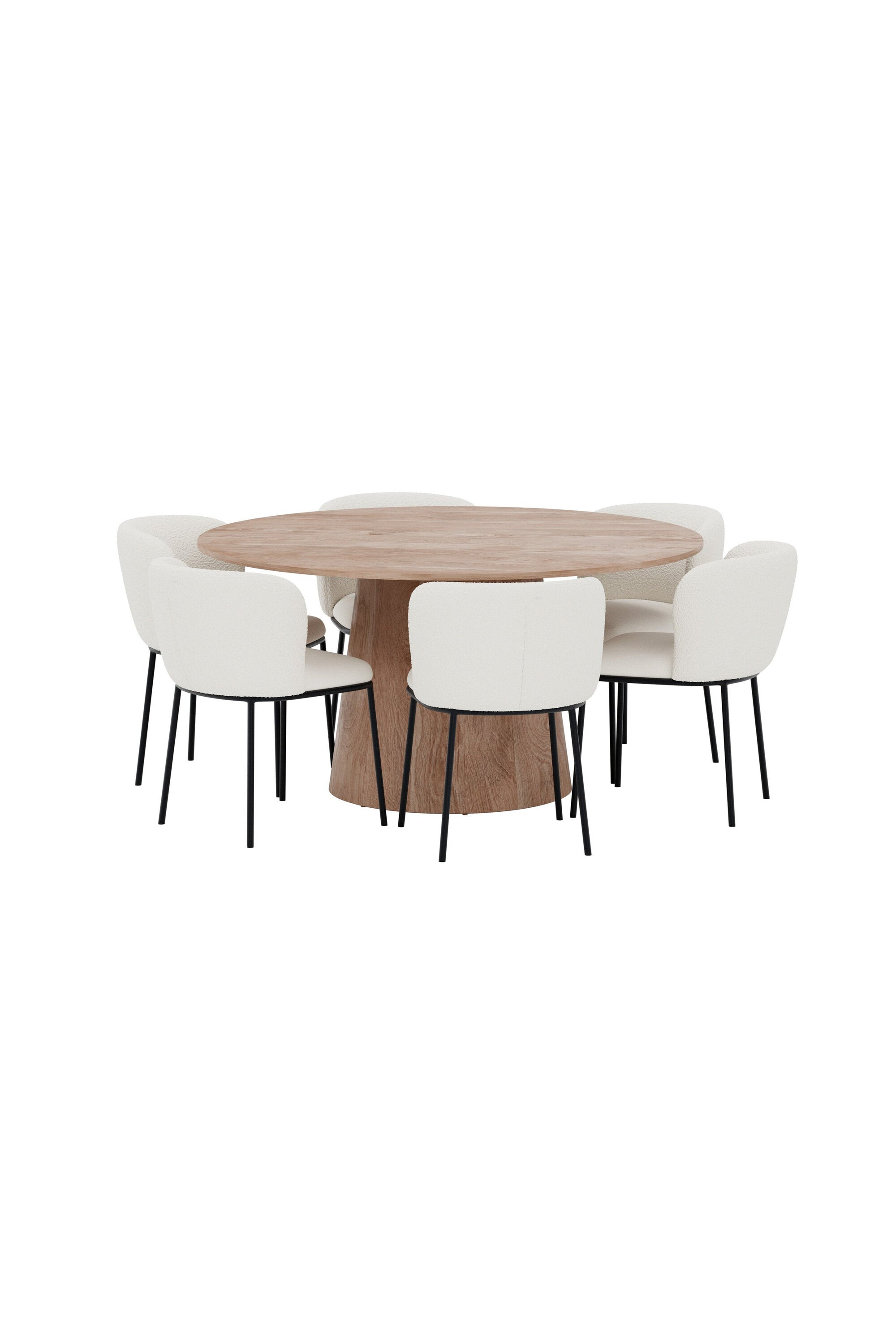 Lanzo Essgruppe mit Stühlen Edina in  präsentiert im Onlineshop von KAQTU Design AG. Bartischset ist von Venture Home