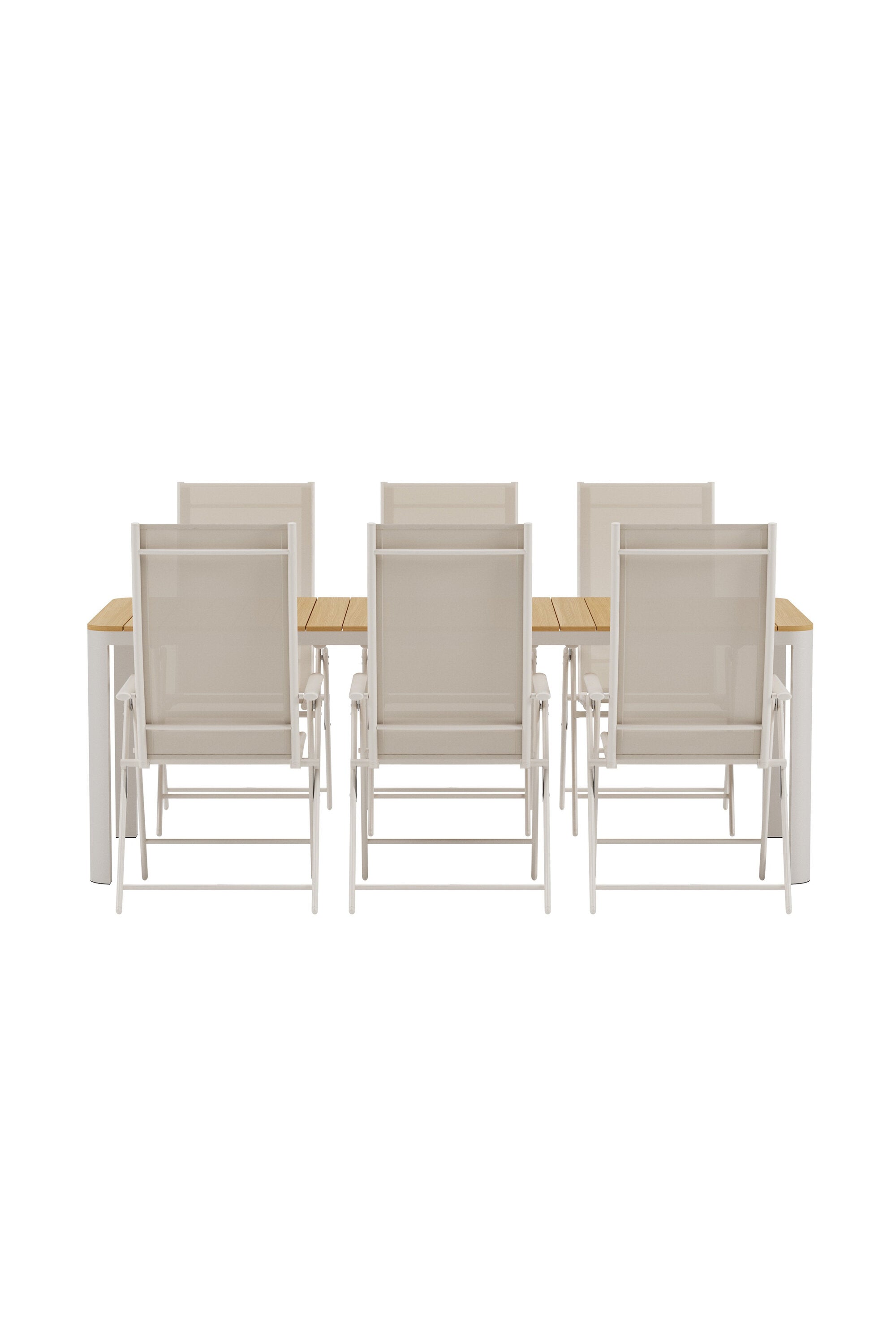 Esstisch Etna mit Stühlen Levanzo in  präsentiert im Onlineshop von KAQTU Design AG. Gartentischset ist von Venture Home