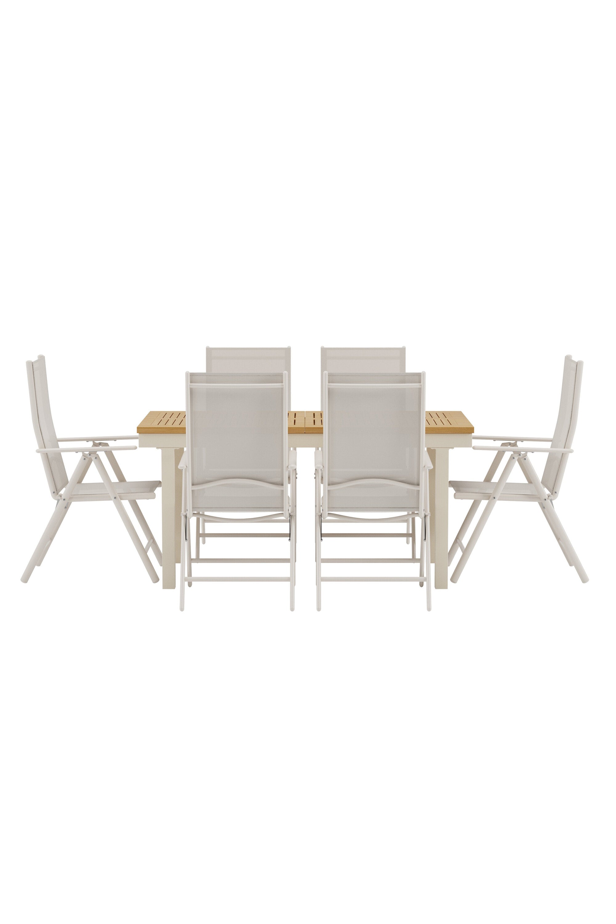 Panama Esstisch mit Break Stühlen in  präsentiert im Onlineshop von KAQTU Design AG. Gartentischset ist von Venture Home