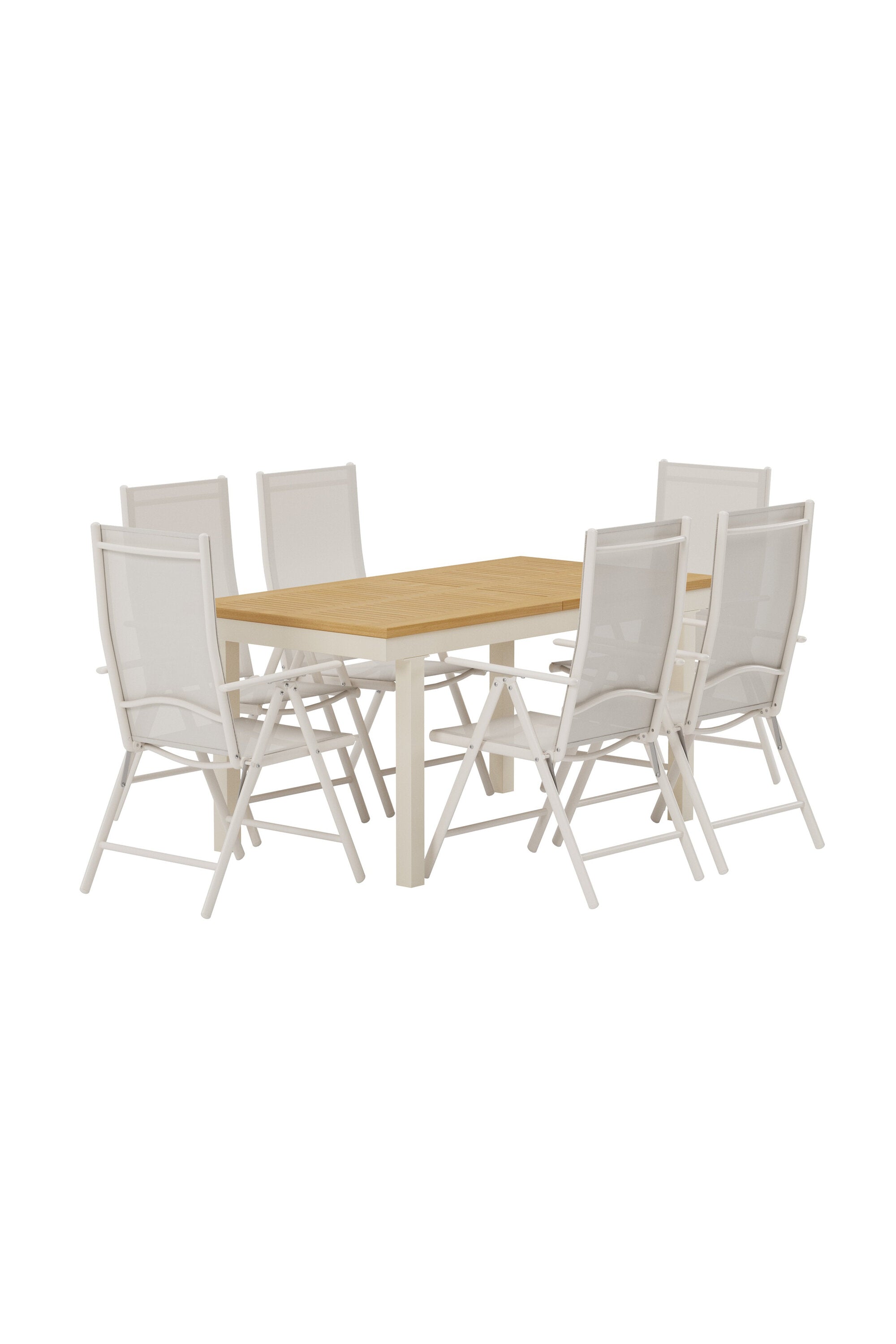 Panama Esstisch mit Break Stühlen in  präsentiert im Onlineshop von KAQTU Design AG. Gartentischset ist von Venture Home