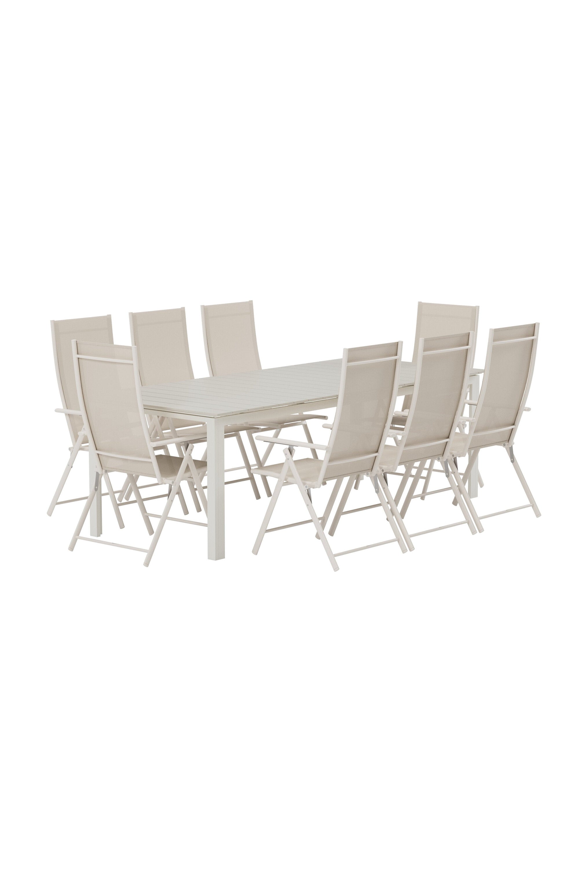 Levels Esstisch mit Levanzo Stühlen in  präsentiert im Onlineshop von KAQTU Design AG. Gartentischset ist von Venture Home