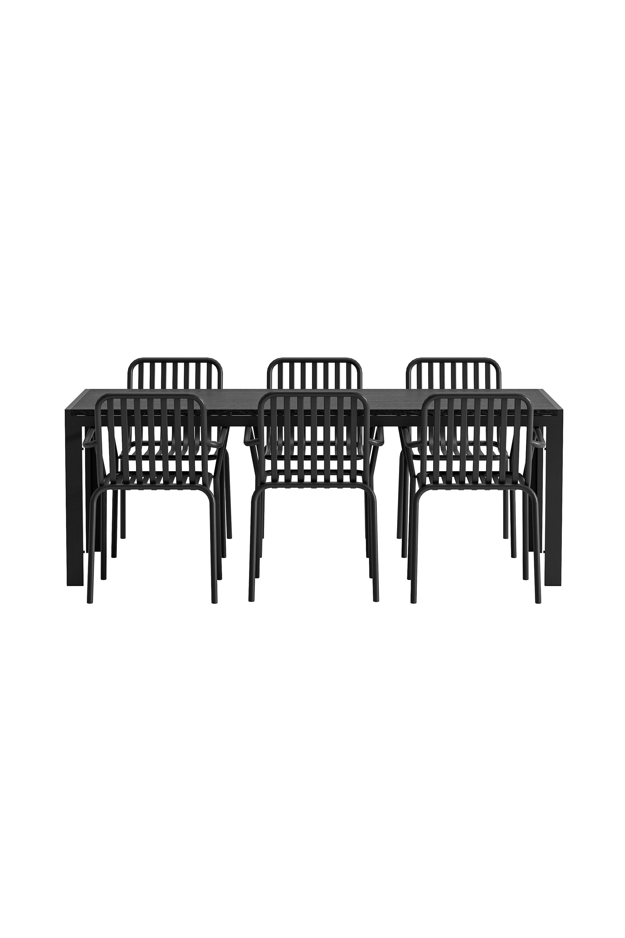 Mirko Esstisch mit Peking-Sesseln in  präsentiert im Onlineshop von KAQTU Design AG. Gartentischset ist von Venture Home