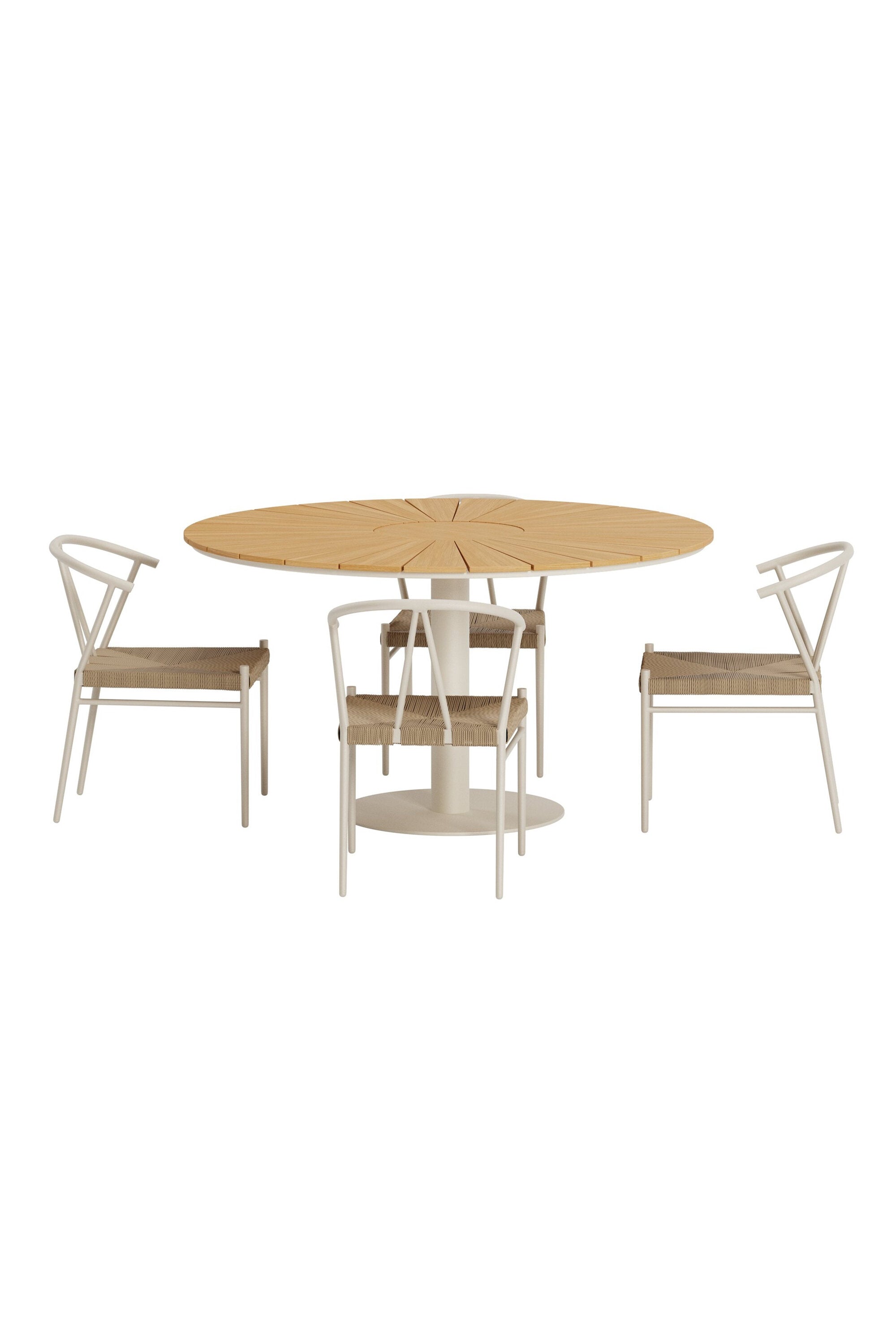 Esstisch Croft mit Stühlen Alfons in  präsentiert im Onlineshop von KAQTU Design AG. Gartentischset ist von Venture Home