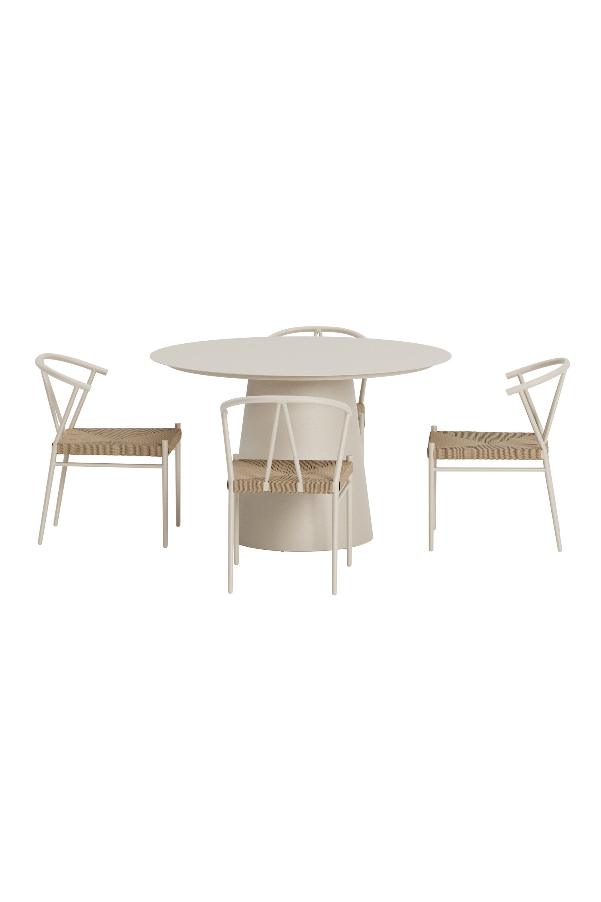 Lanzo Esszimmertisch mit Alfons Stühlen in  präsentiert im Onlineshop von KAQTU Design AG. Gartentischset ist von Venture Home